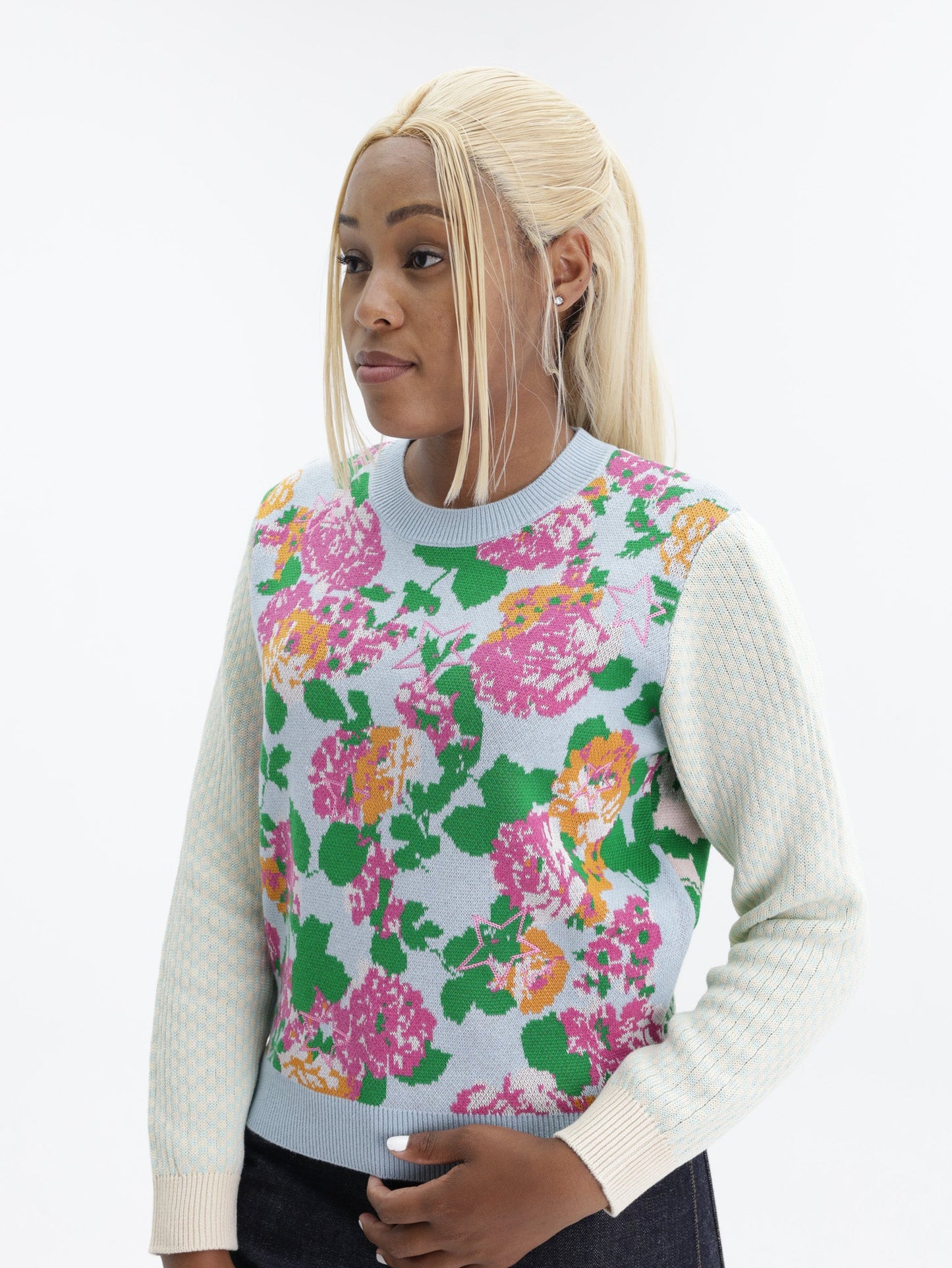 Kenzo Sweater Floral Glacier