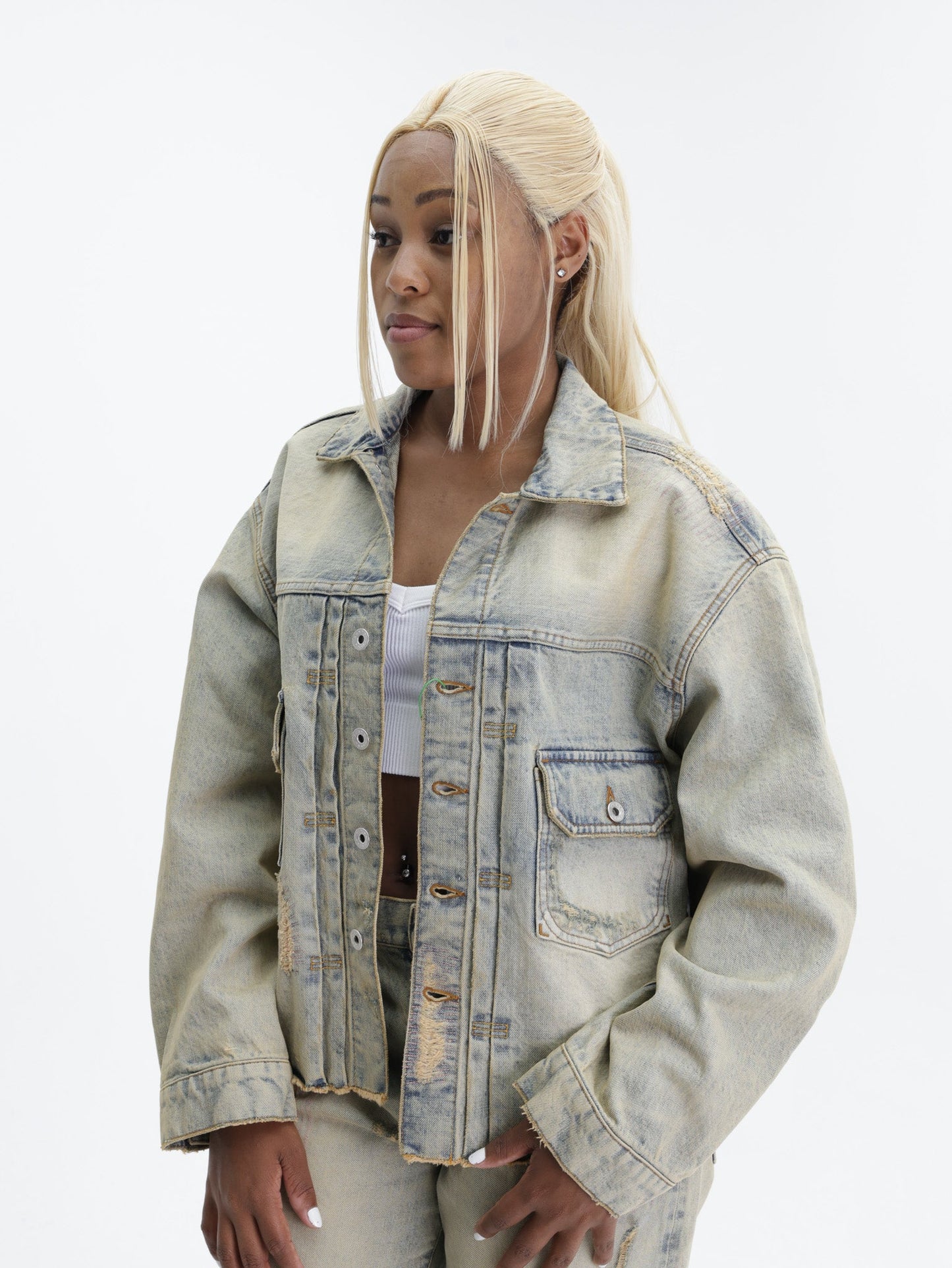 Kenzo Jacket Workwear Bleached Blue