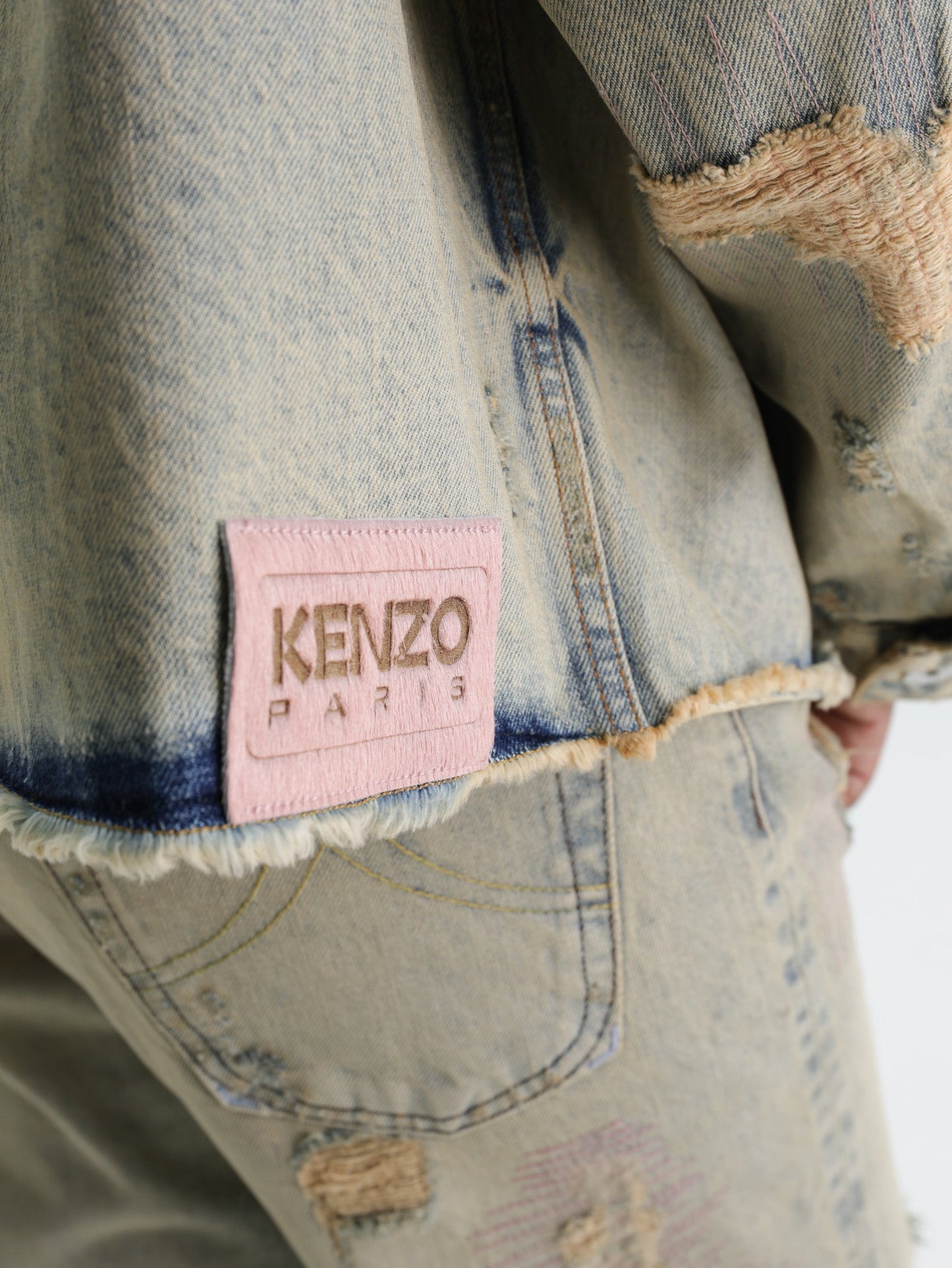 Kenzo Jacket Workwear Bleached Blue