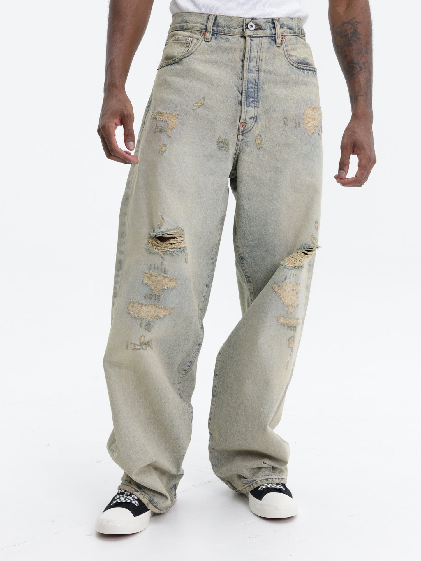 Kenzo Jeans Bleached Blue