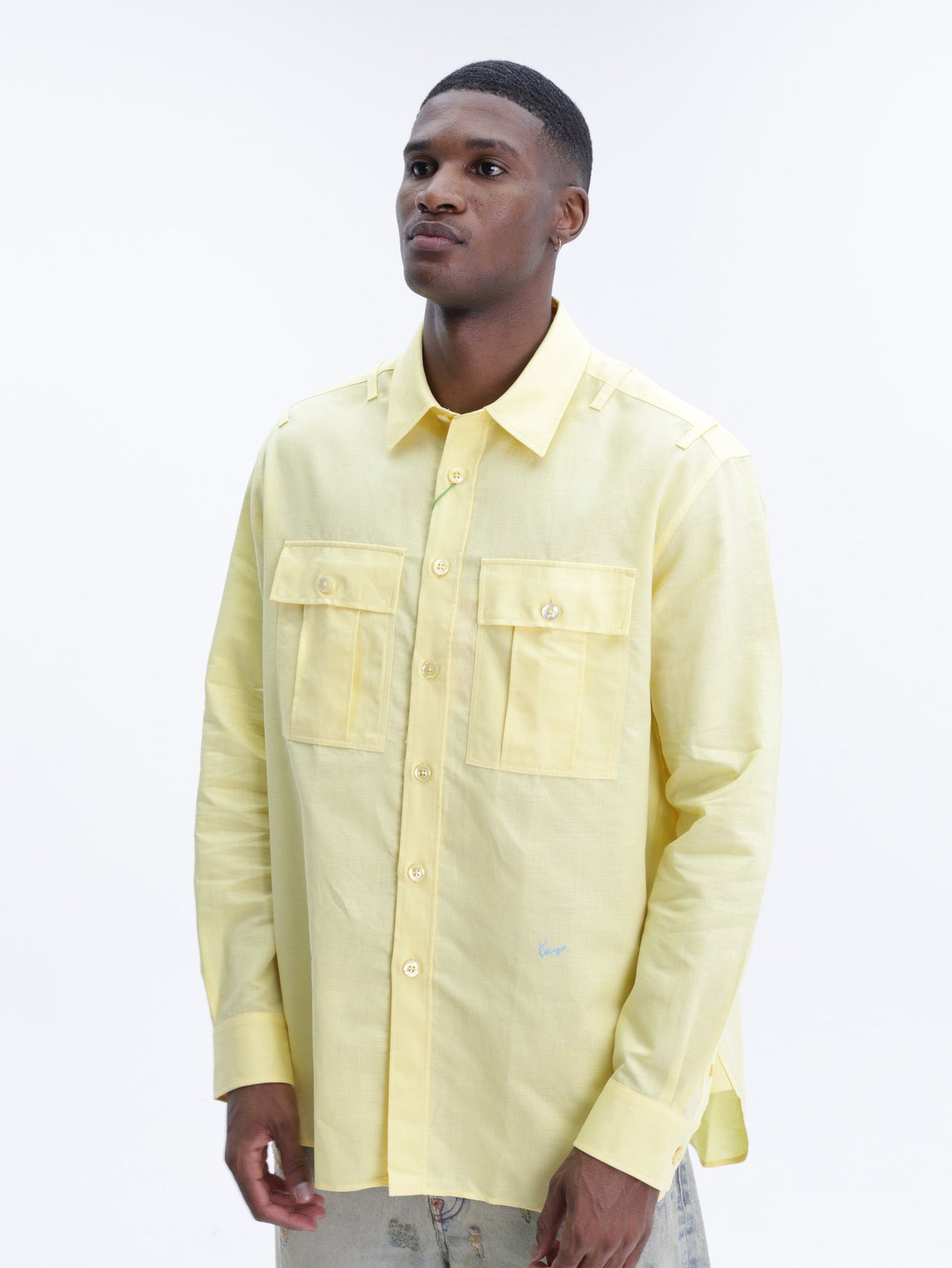 Kenzo Shirt Overshirt Vanilla