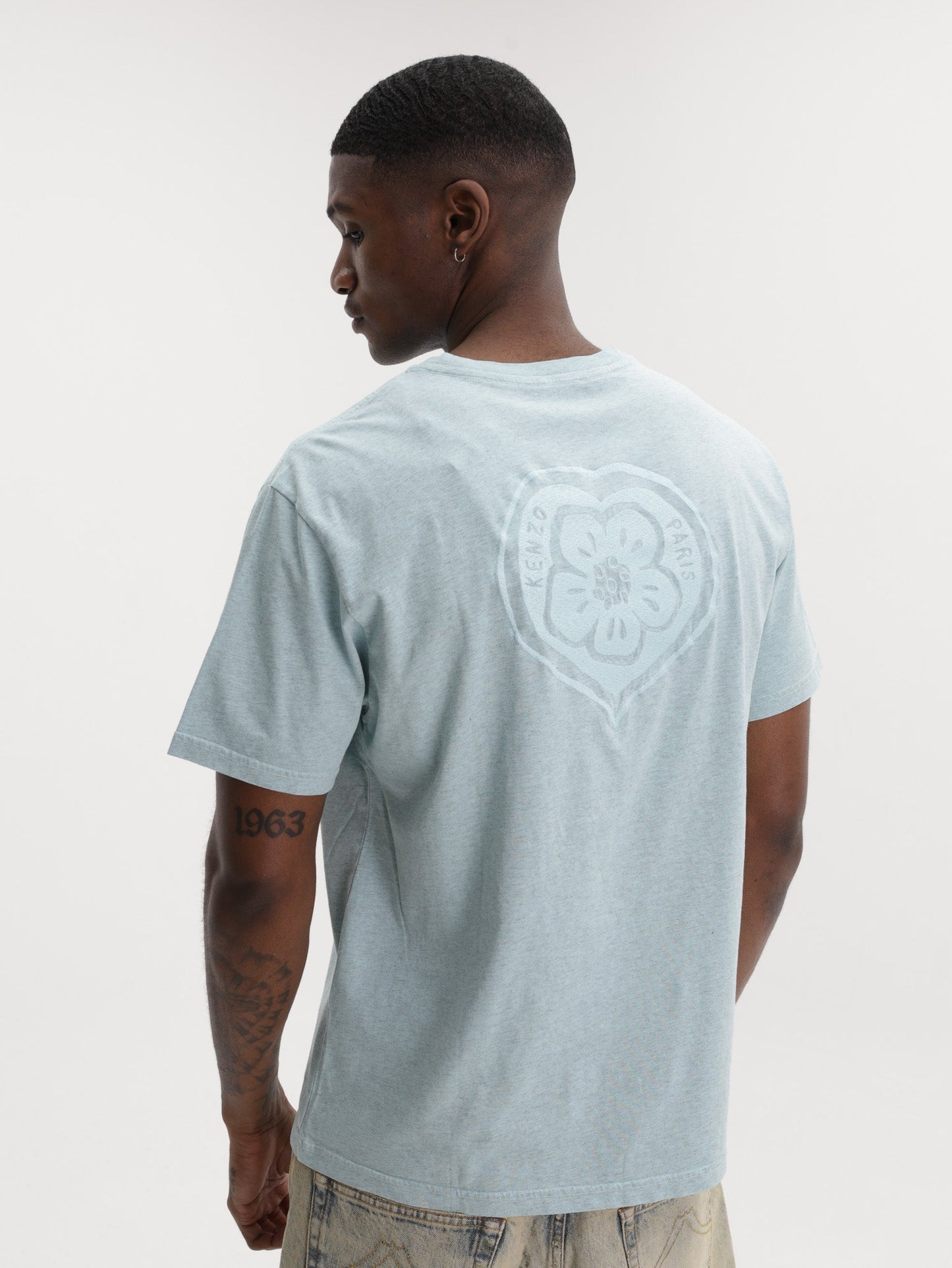 Kenzo T-Shirt Boke Heart Glacier