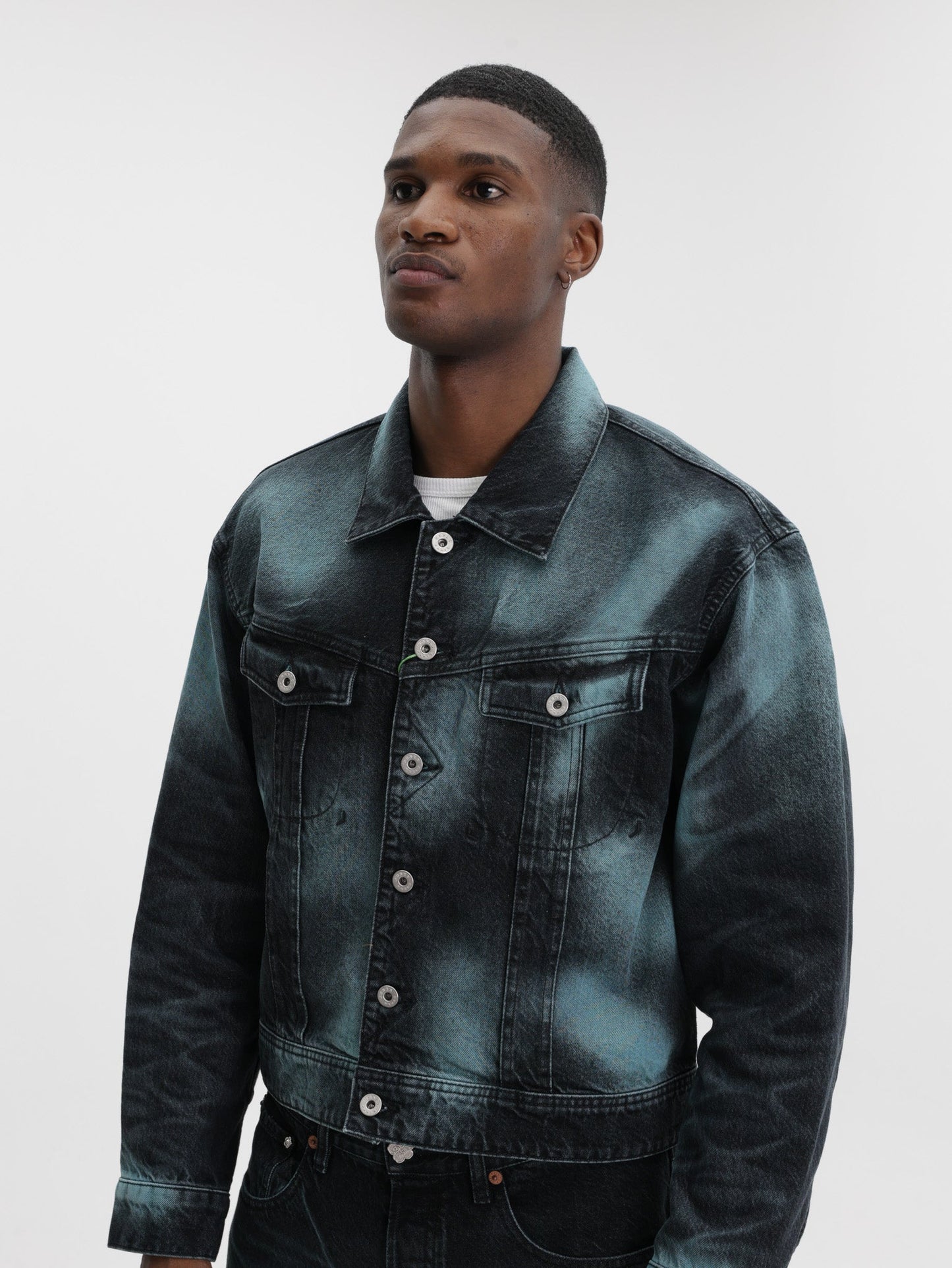Kenzo Jacket Trucker Glacier