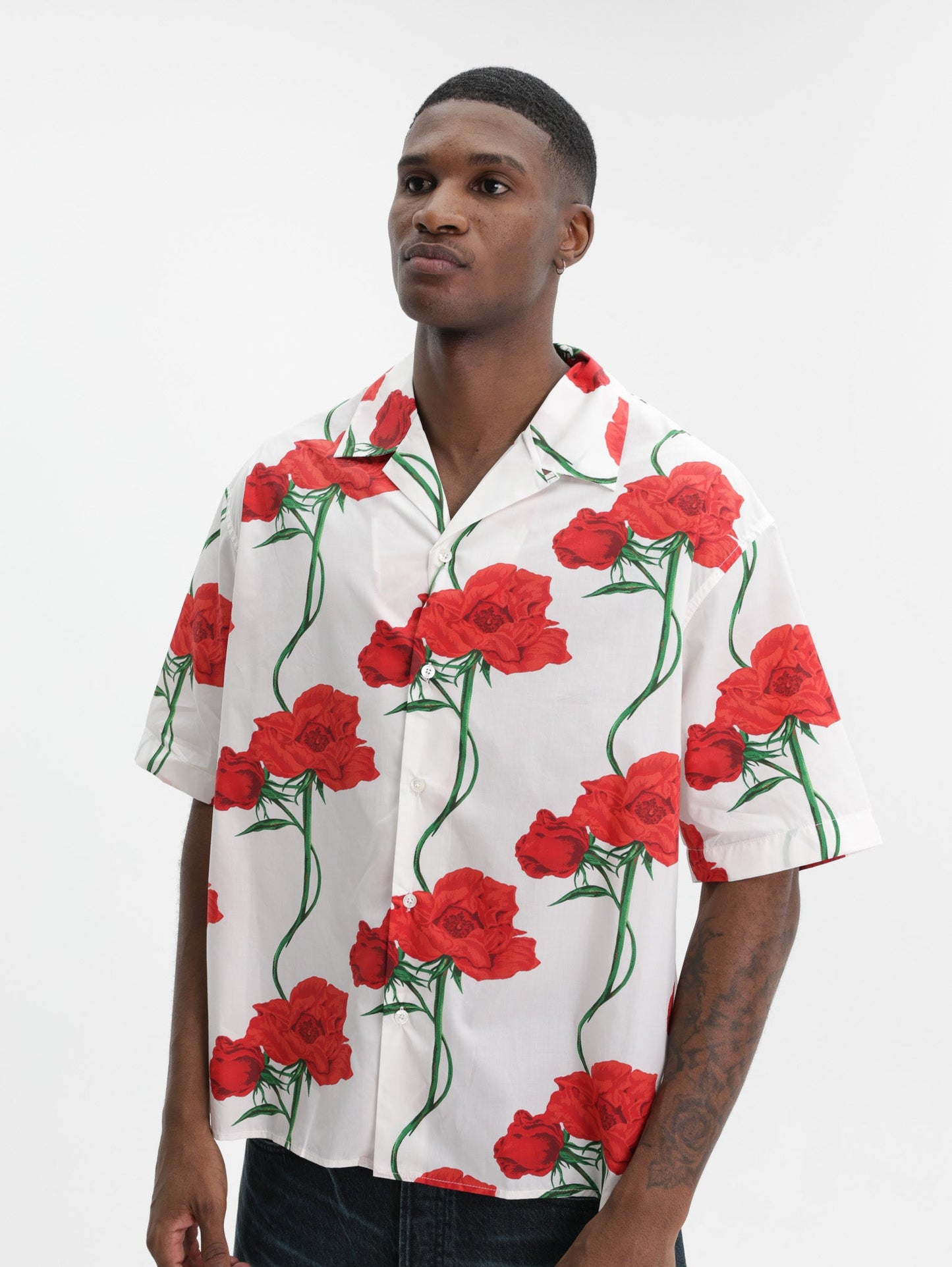Kenzo Shirt SS Ecru-Red