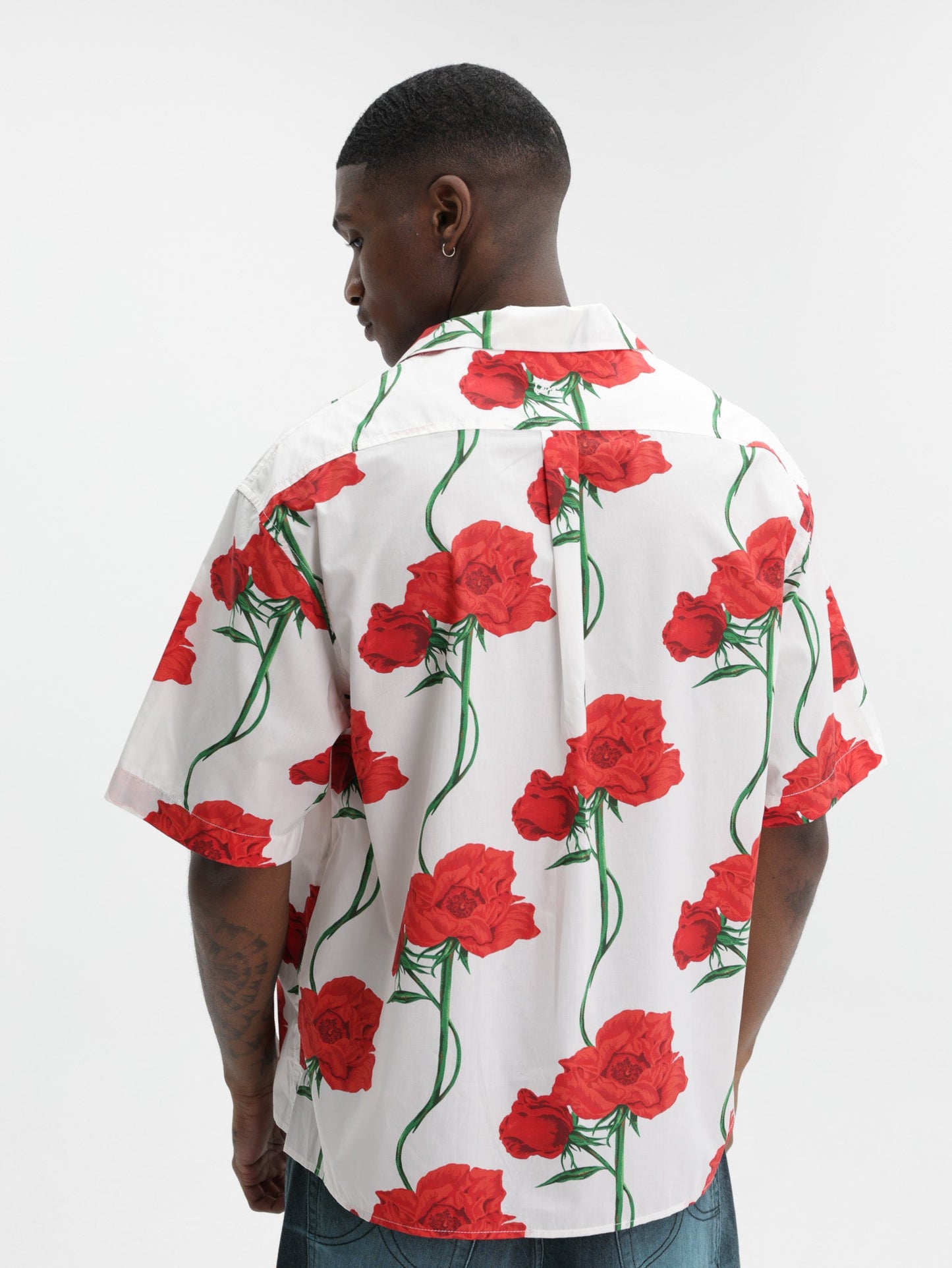 Kenzo Shirt SS Ecru-Red