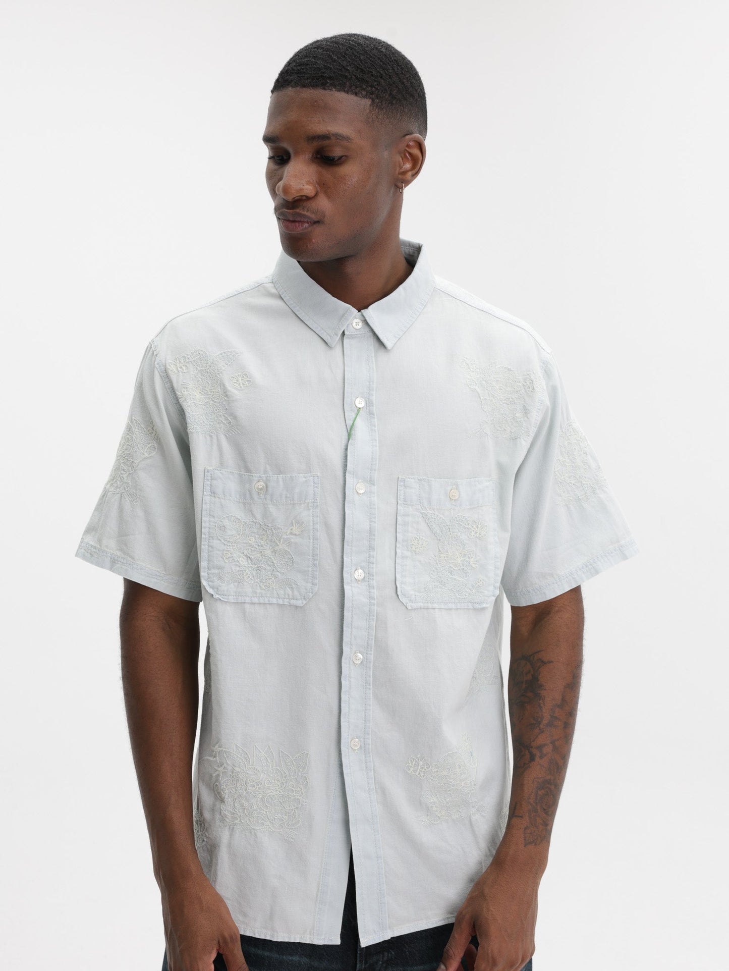 Kenzo Shirt SS Stone Bl Dirty