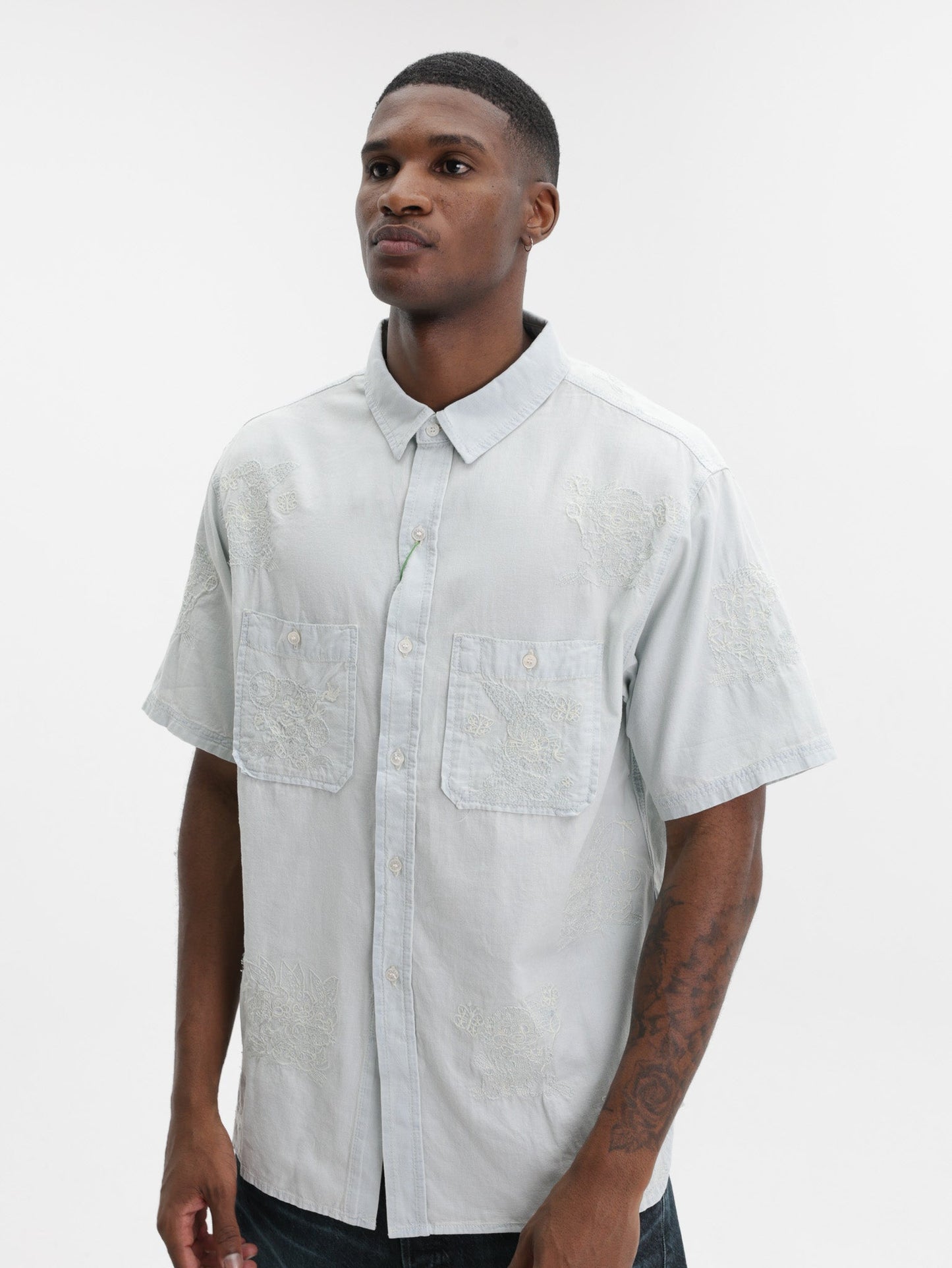 Kenzo Shirt SS Stone Bl Dirty