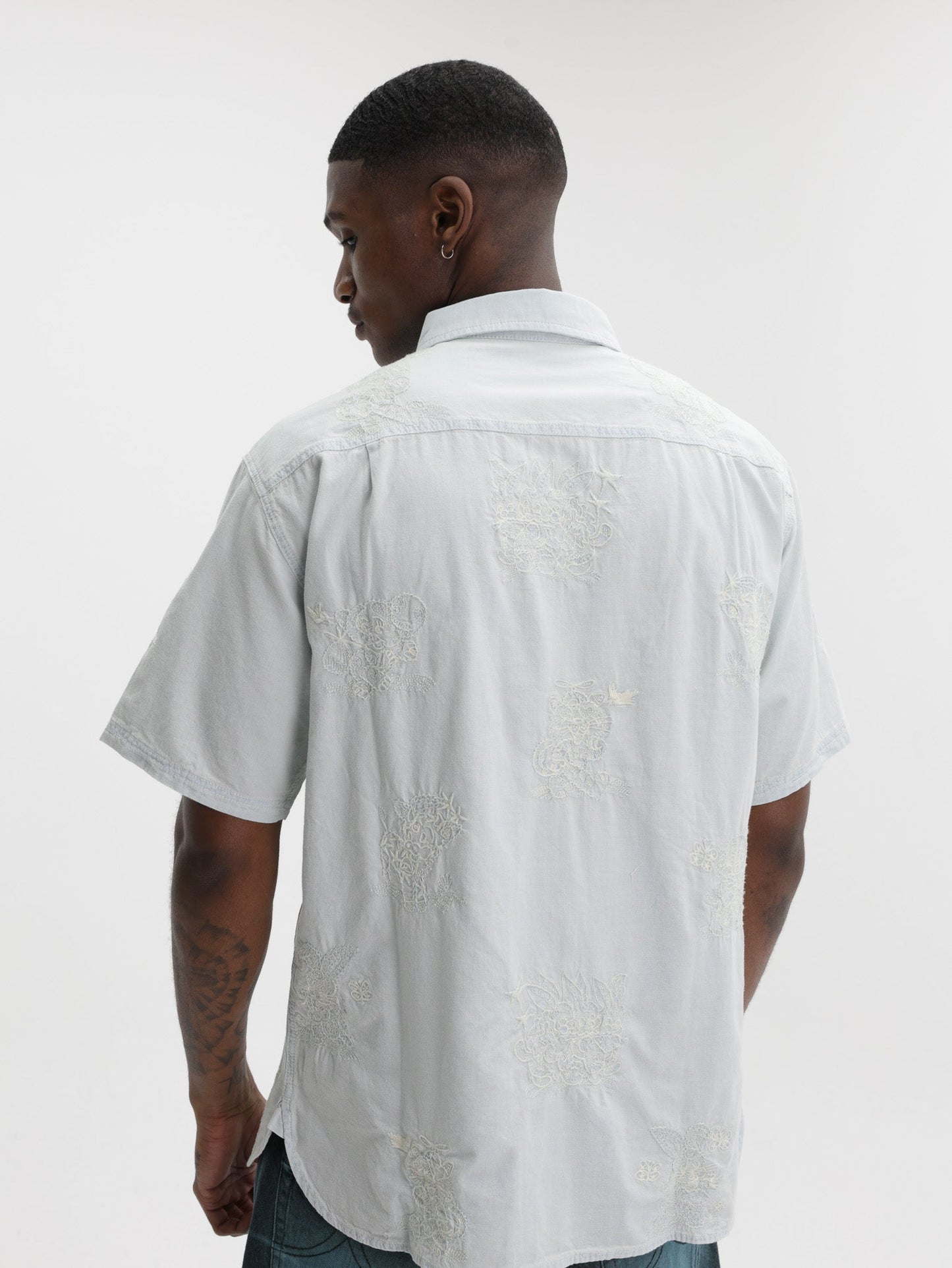 Kenzo Shirt SS Stone Bl Dirty