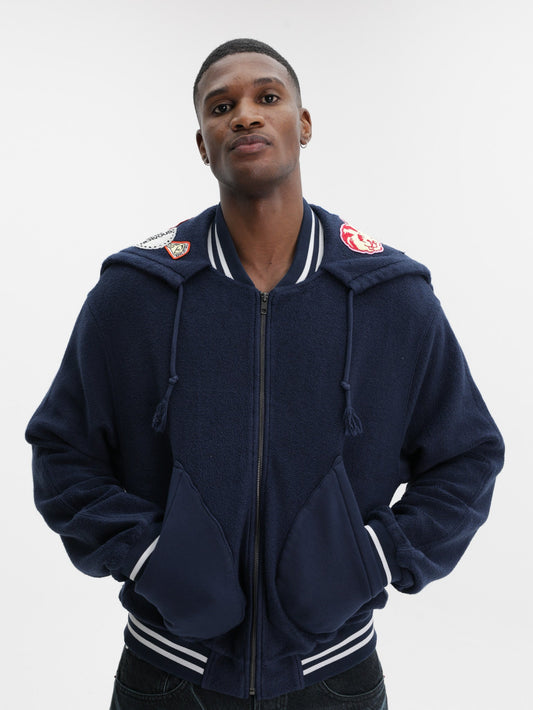 Kenzo Jacket Parka Navy Blue