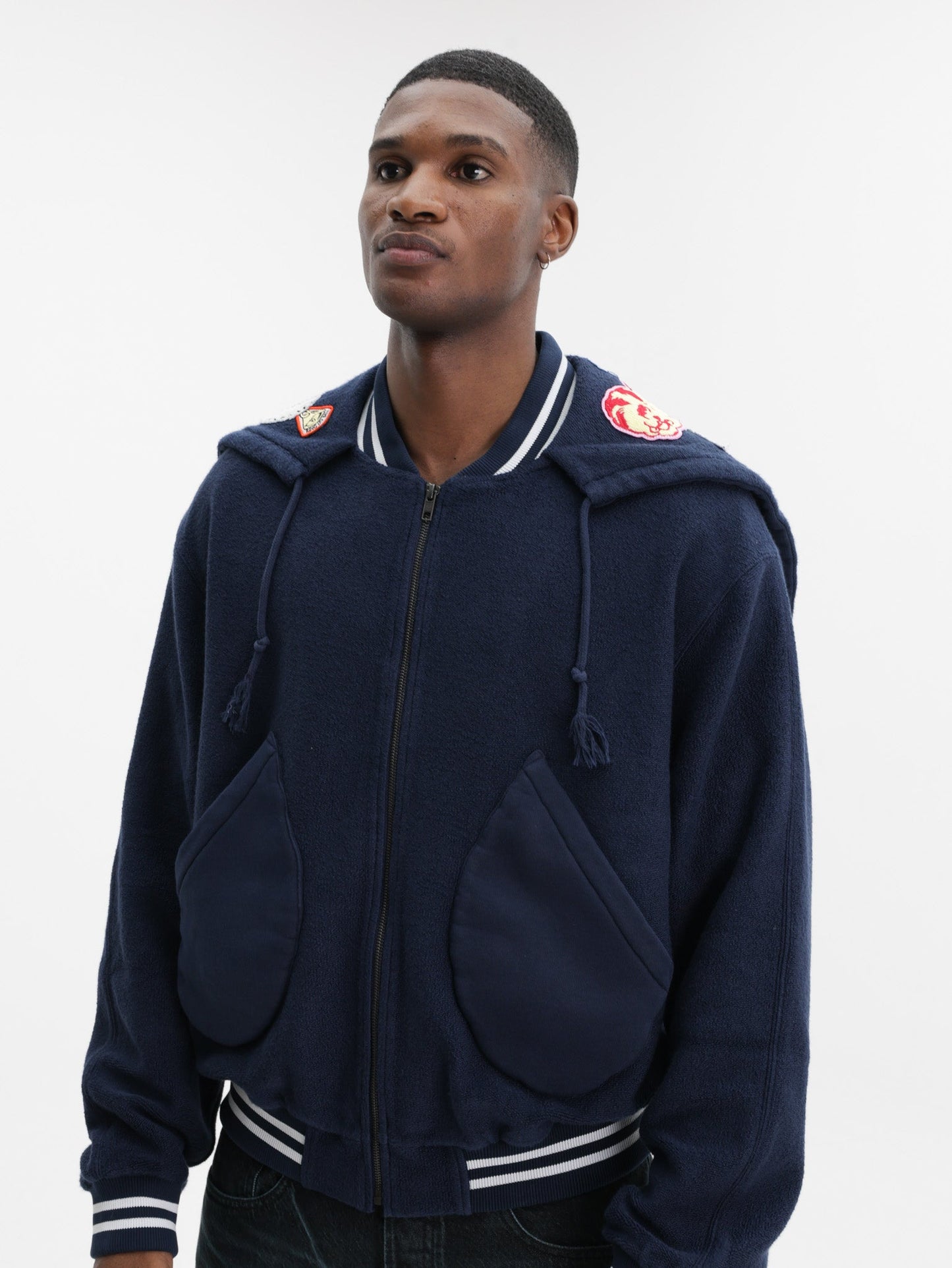 Kenzo Jacket Parka Navy Blue