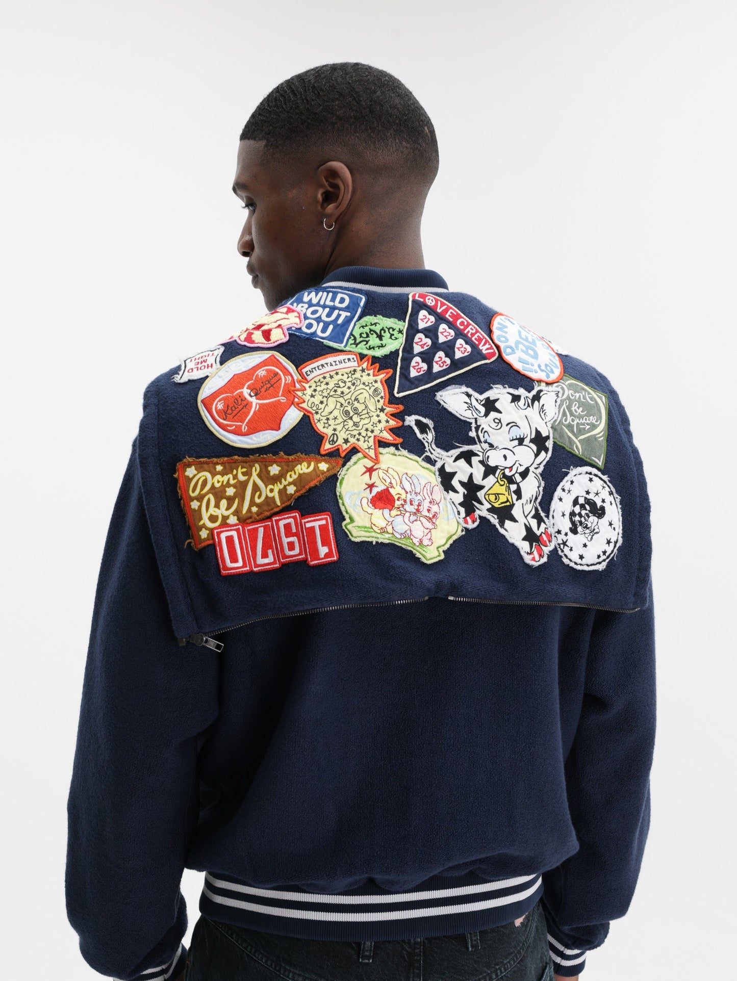 Kenzo Jacket Parka Navy Blue
