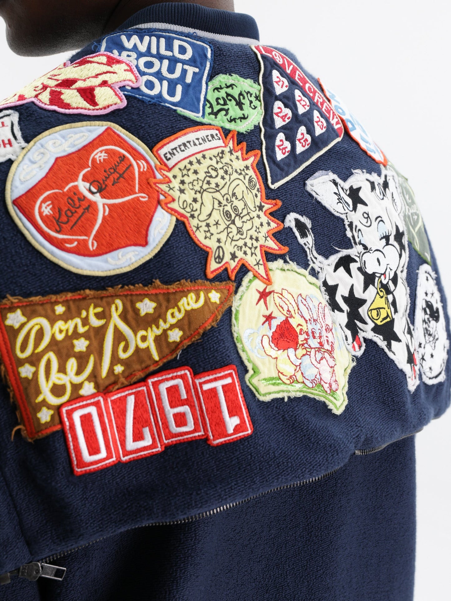 Kenzo Jacket Parka Navy Blue