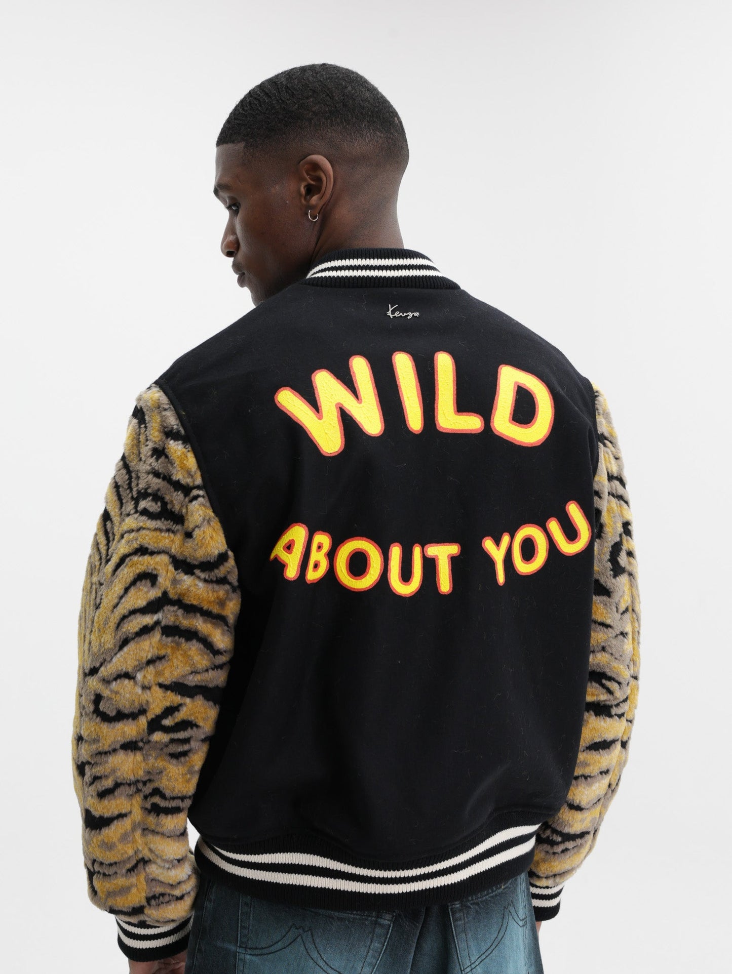 Kenzo Jacket Bomber Woof Black