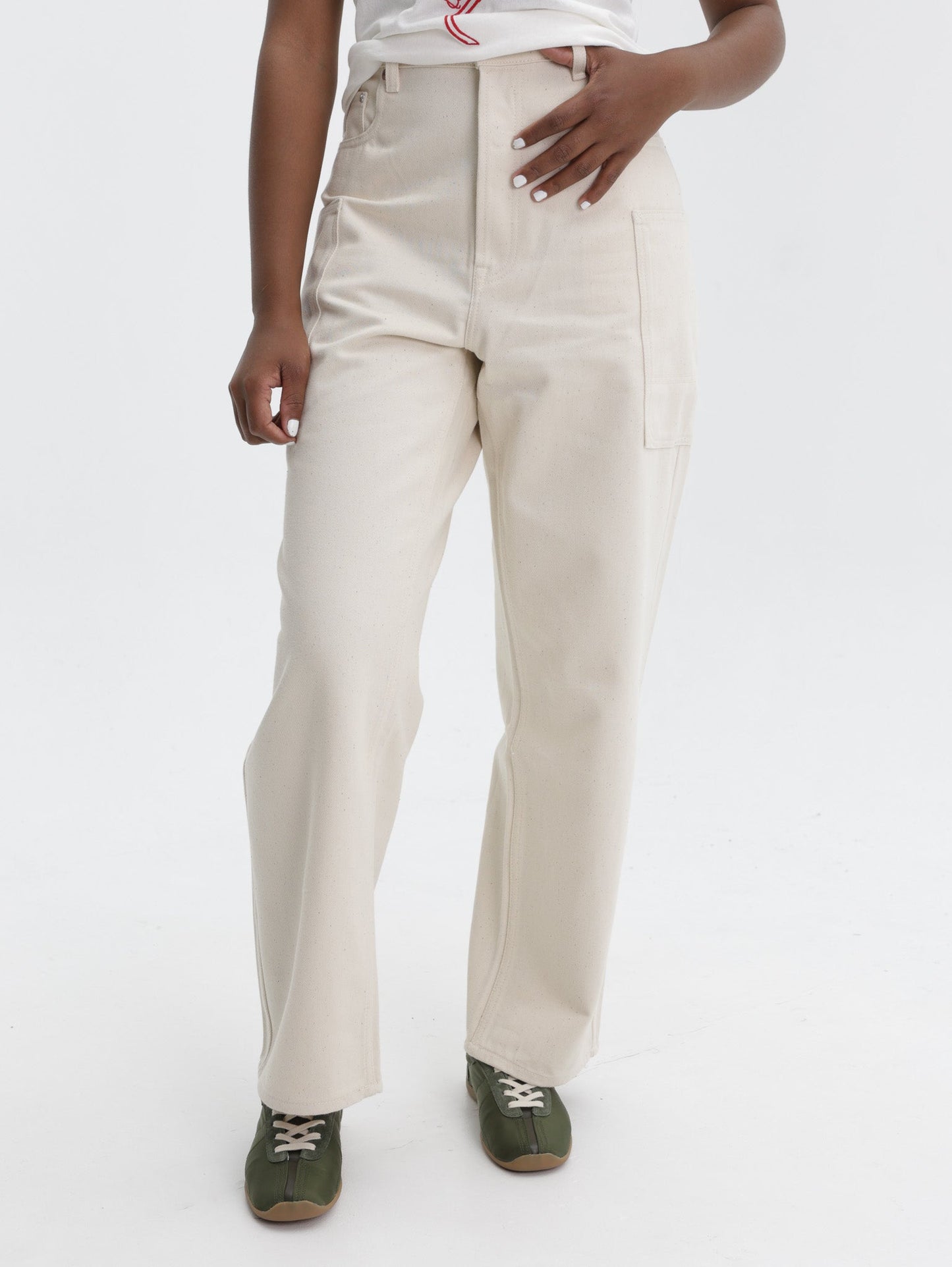 Kenzo Jeans White Denim
