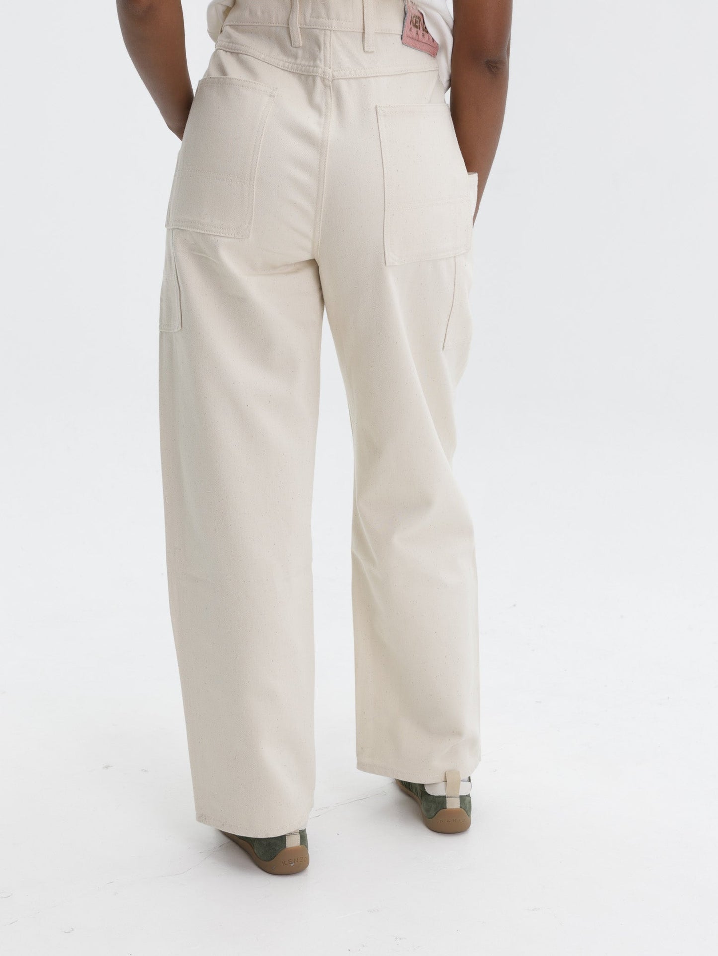 Kenzo Jeans White Denim