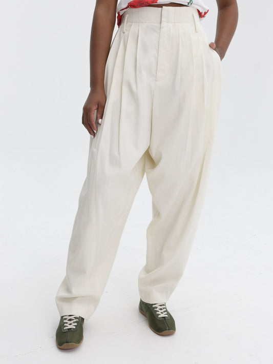 Kenzo Pants Tailored Ecru