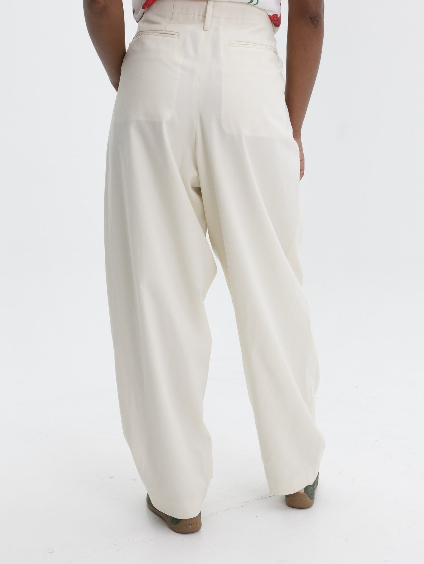 Kenzo Pants Tailored Ecru