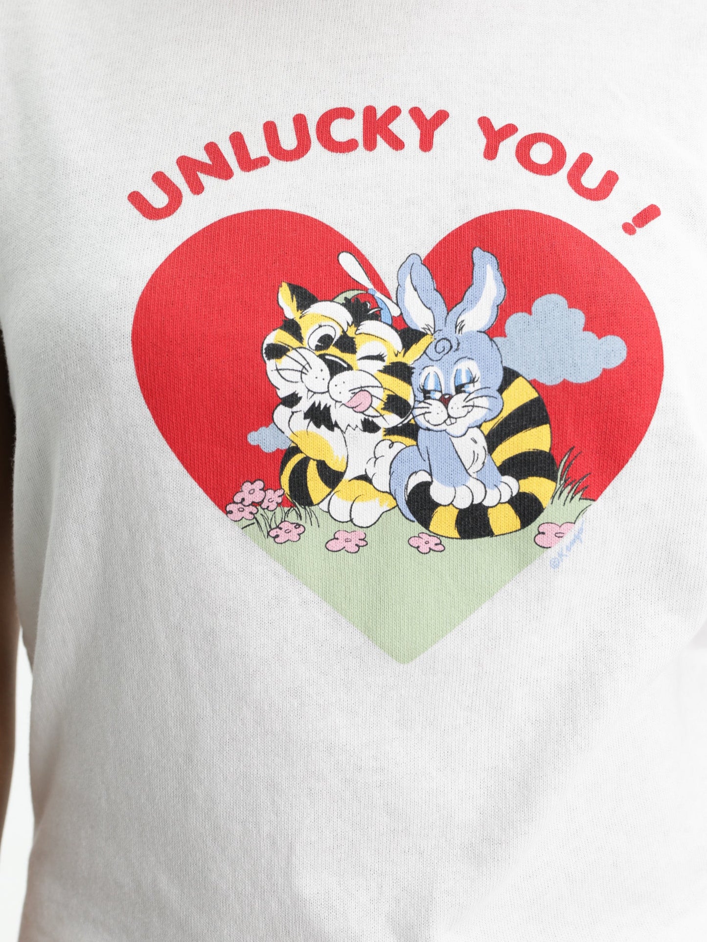 Kenzo T-Shirt Unlucky You Slogan Off White
