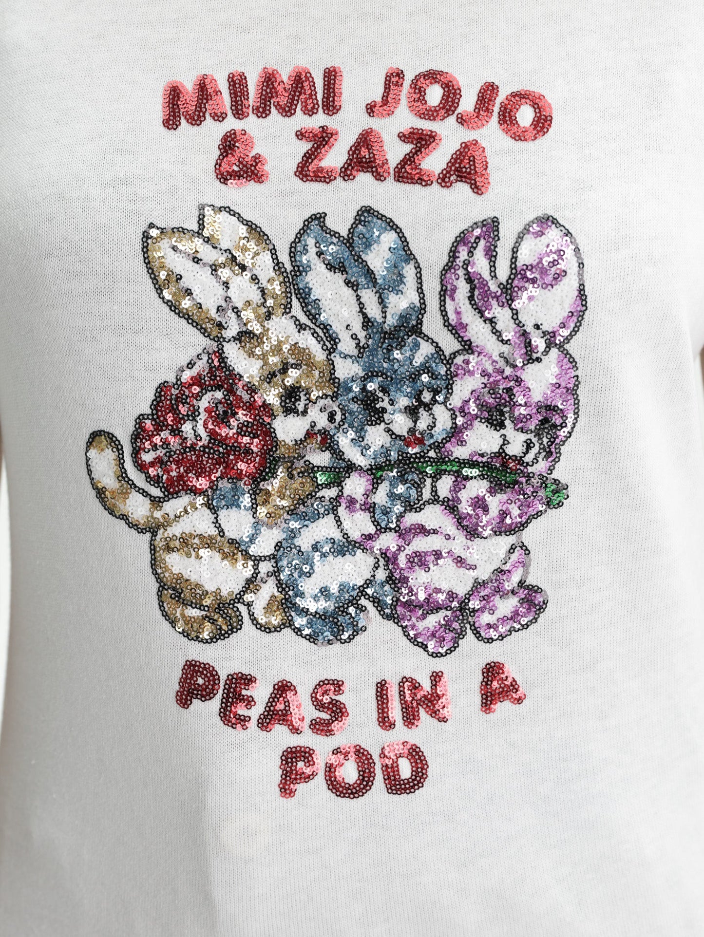 Kenzo T-Shirt Bunnies Off White