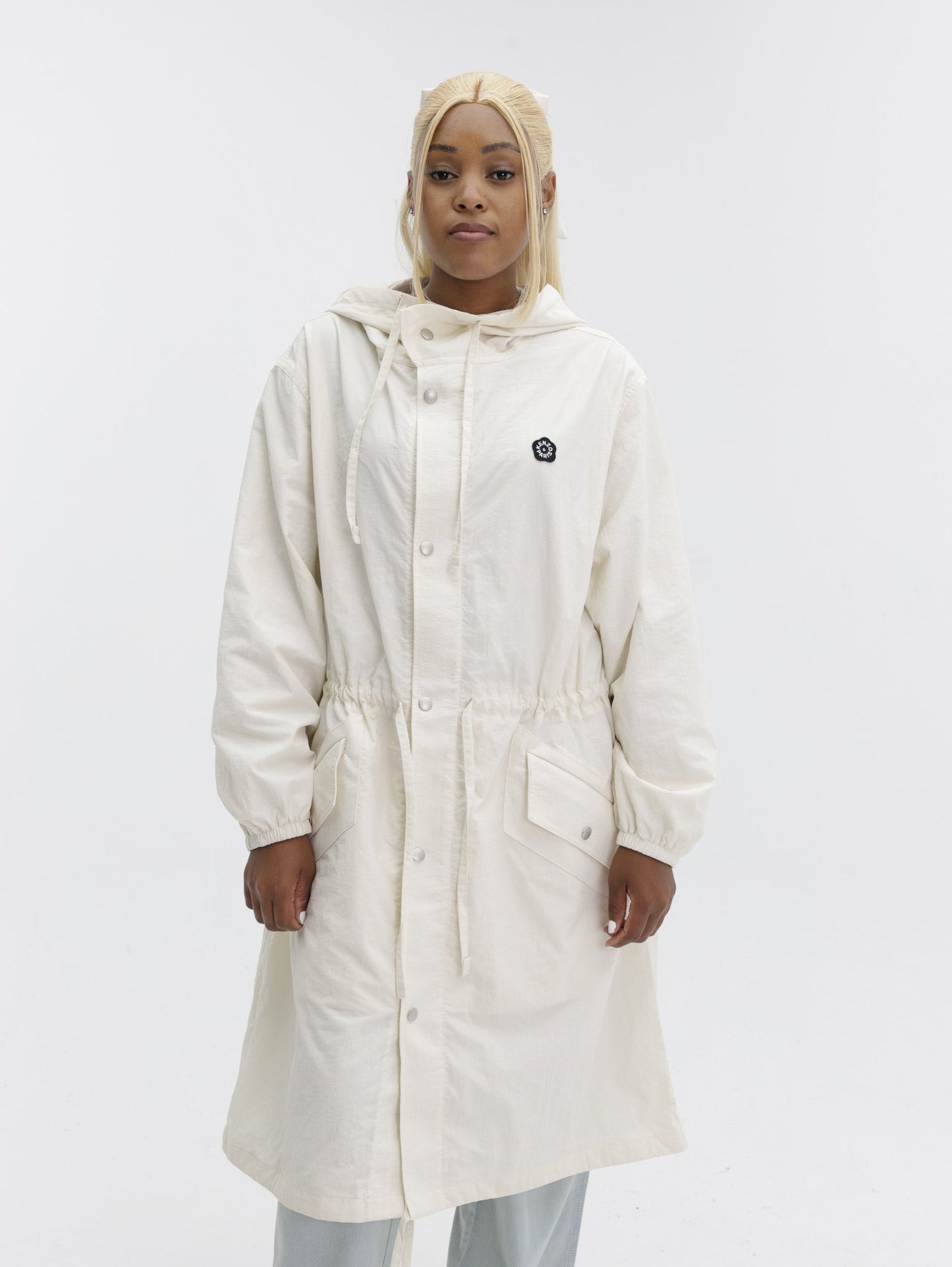 Kenzo Jacket Windbreaker Parka Ecru