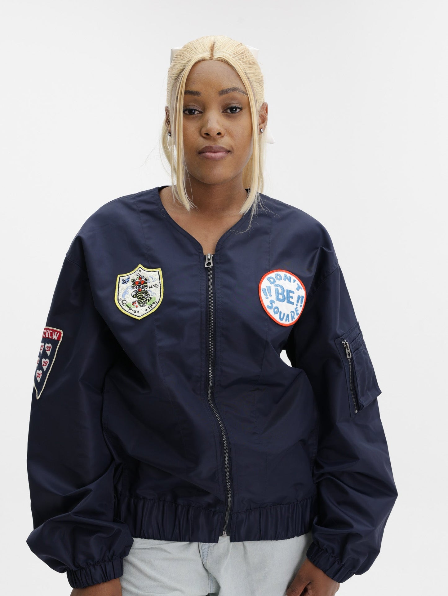 Kenzo Jacket Bomber Parka Navy Blue