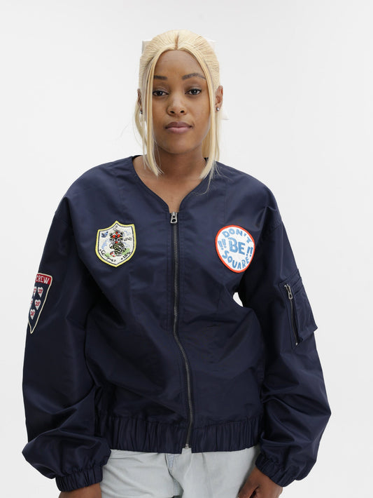 Kenzo Jacket Bomber Parka Navy Blue