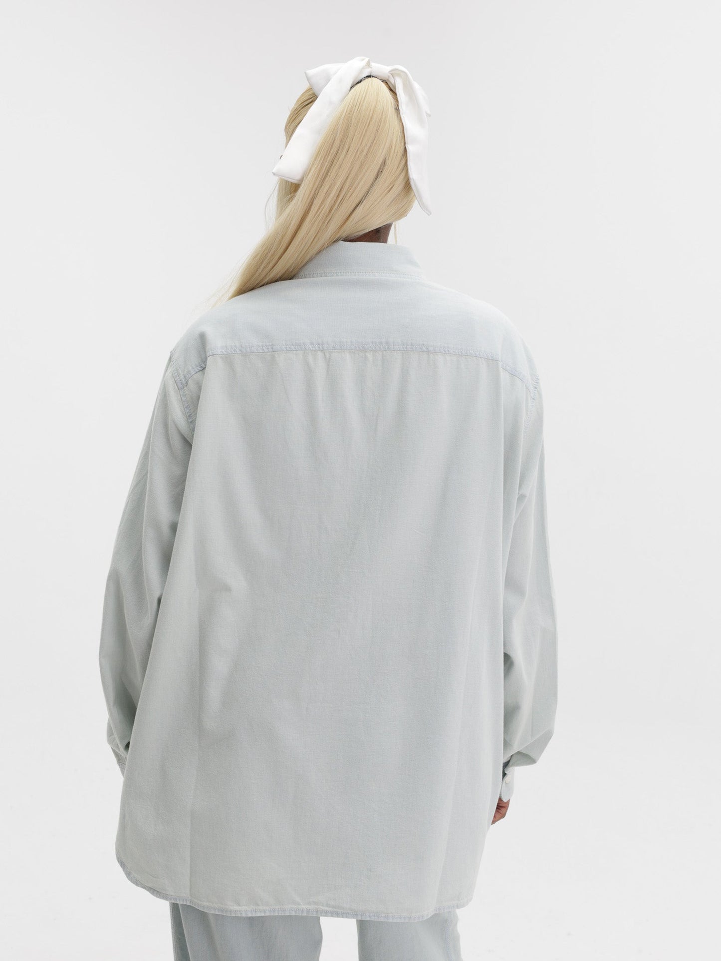 Kenzo Shirt Overshirt LS Stone Bl Dirty