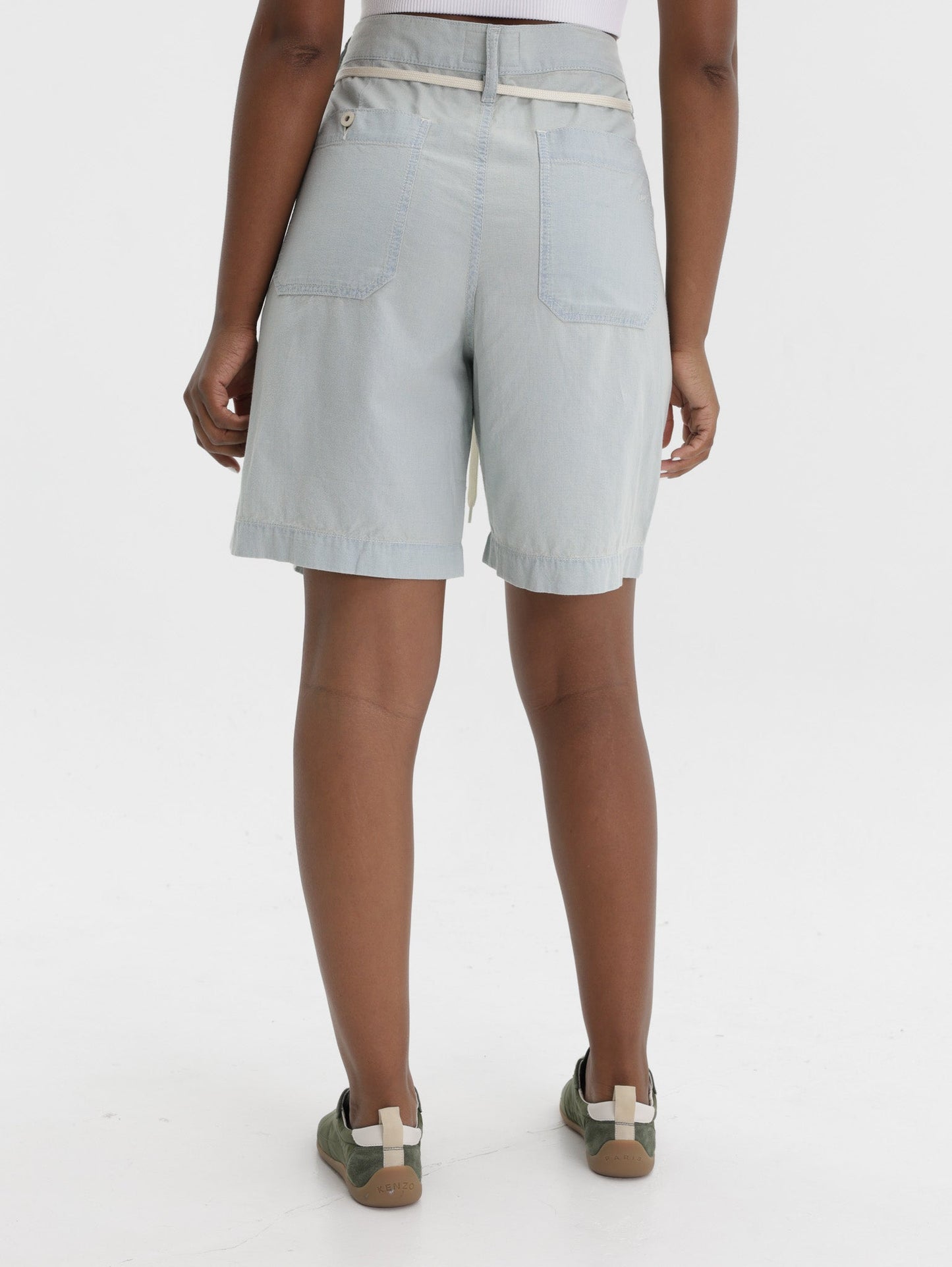 Kenzo Shorts Bermuda Stone Bl Dirty