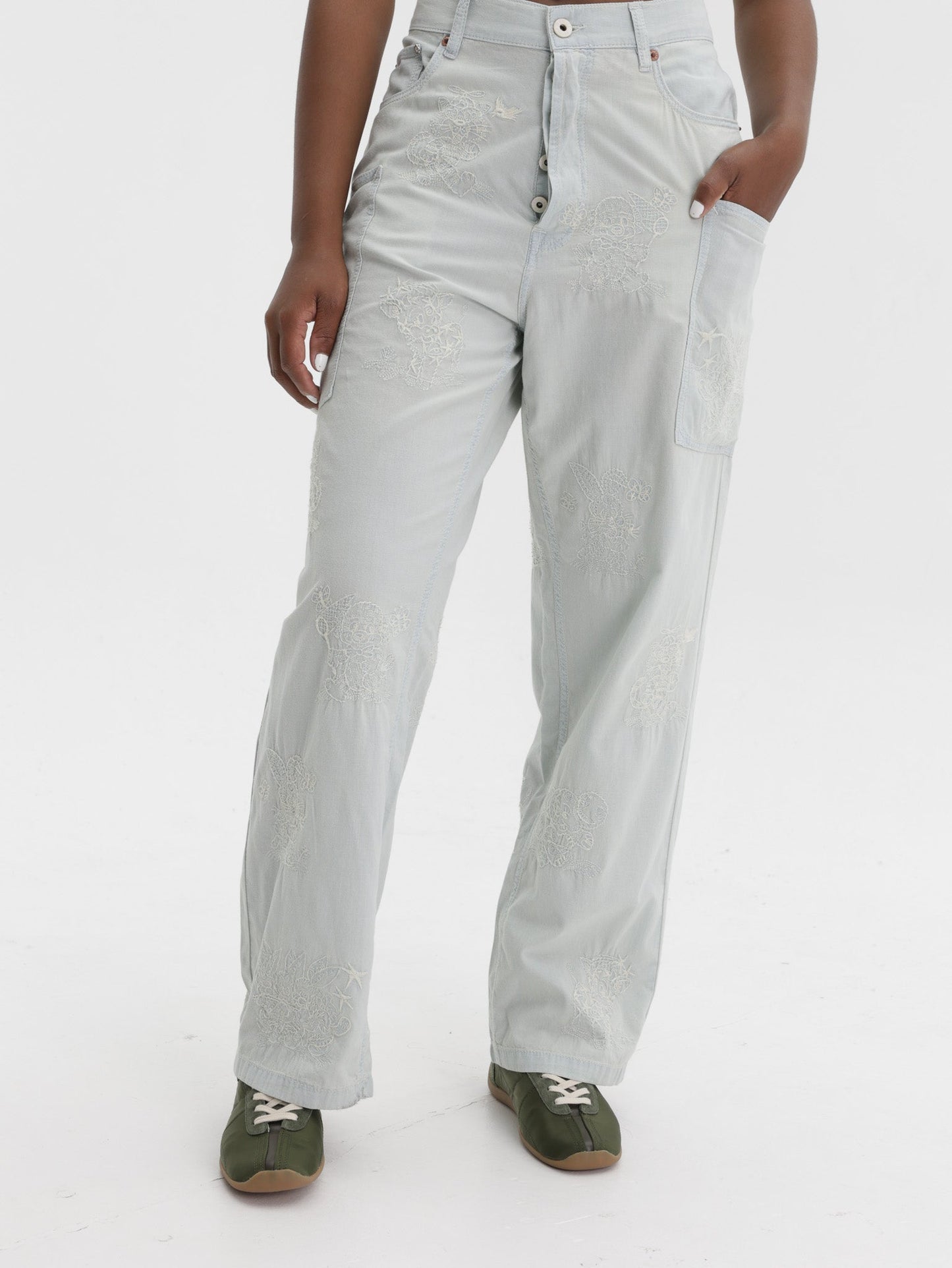 Kenzo Jeans Stone Bl Dirty