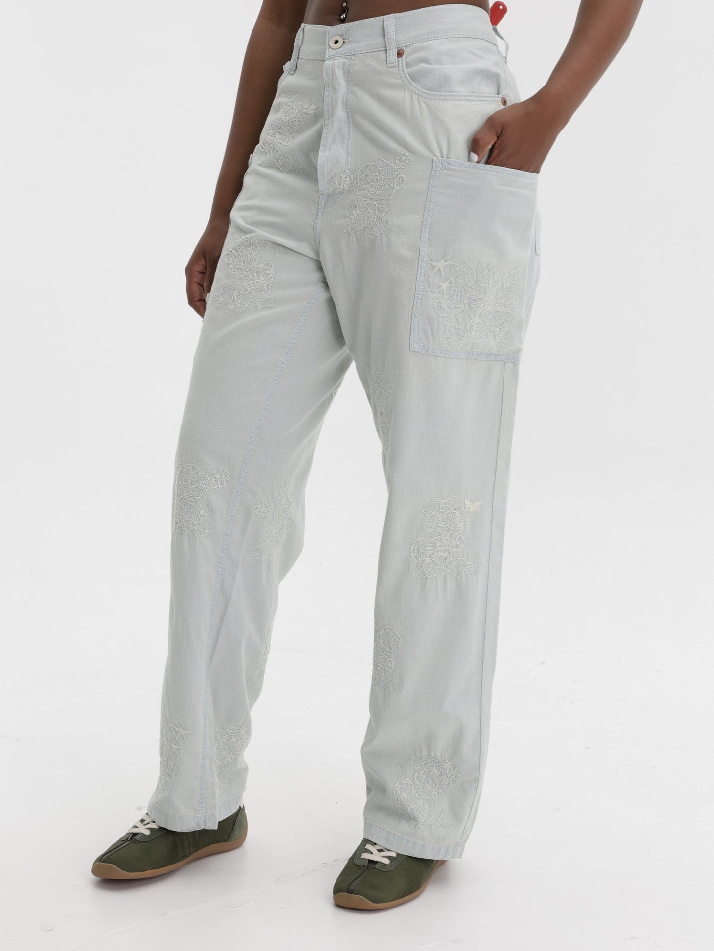 Kenzo Jeans Stone Bl Dirty