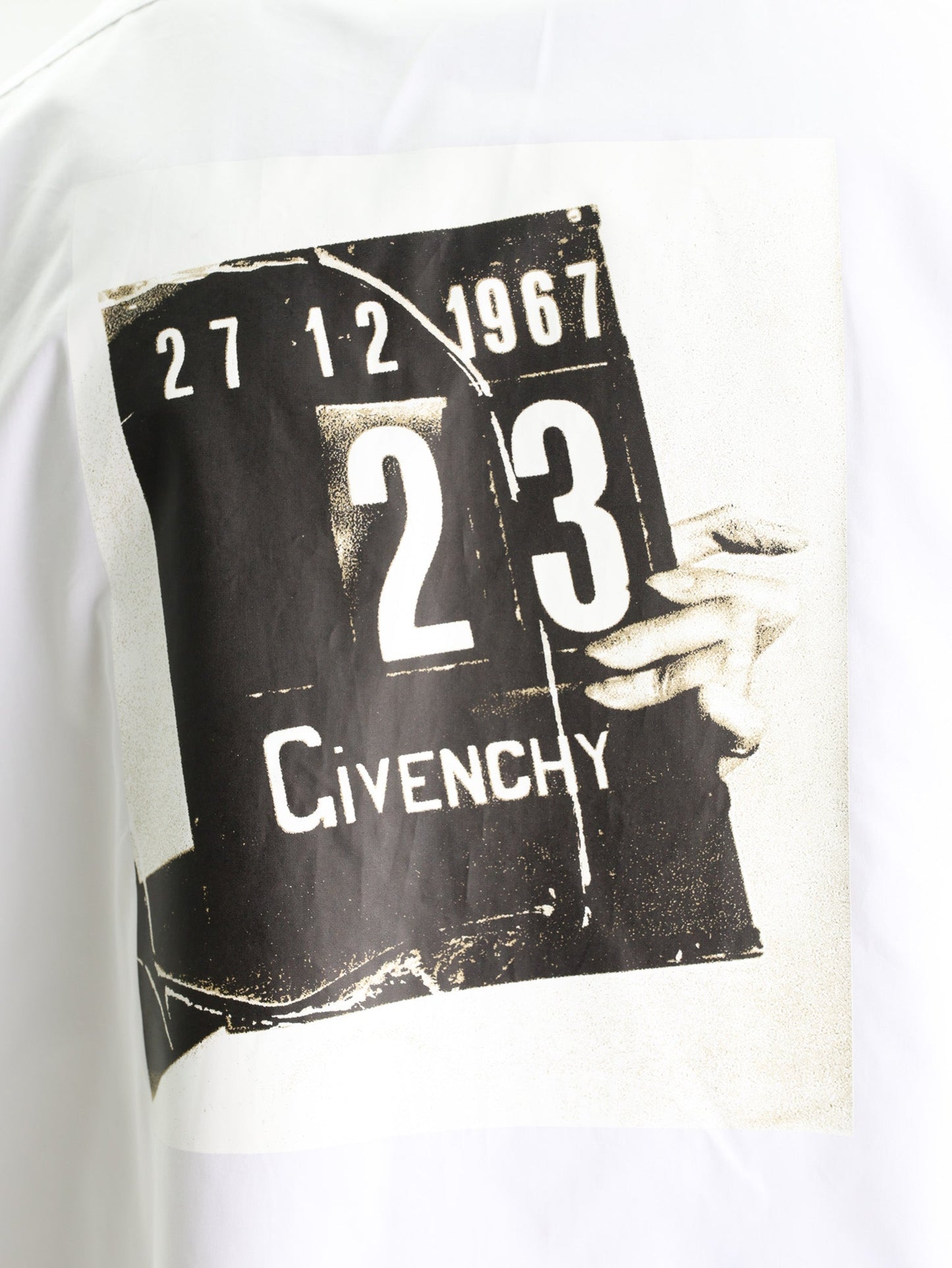 Givenchy Shirt In Poplin White