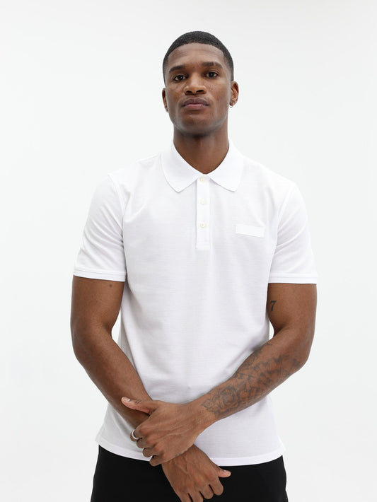 Givenchy Piquet Polo White