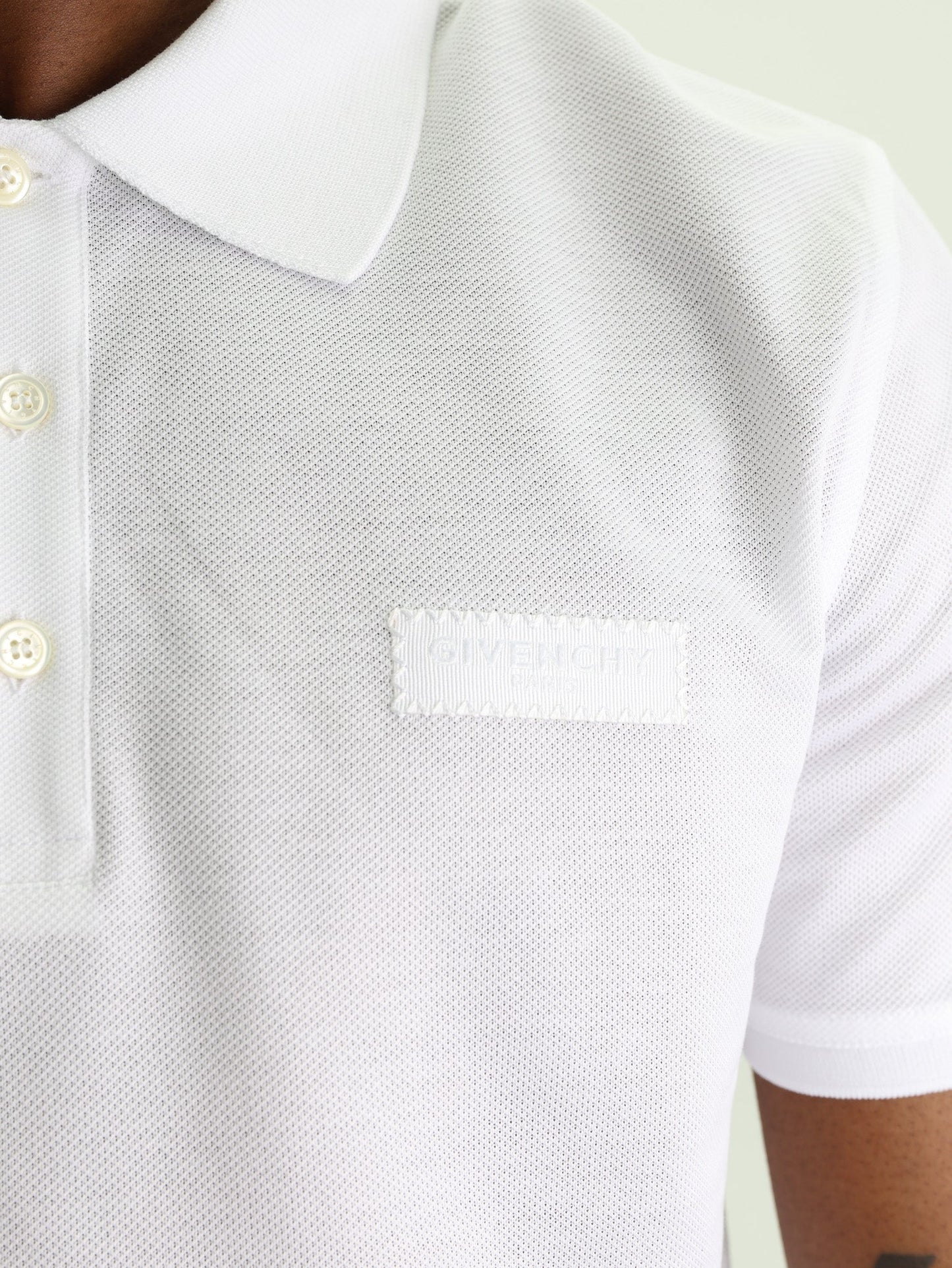 Givenchy Piquet Polo White