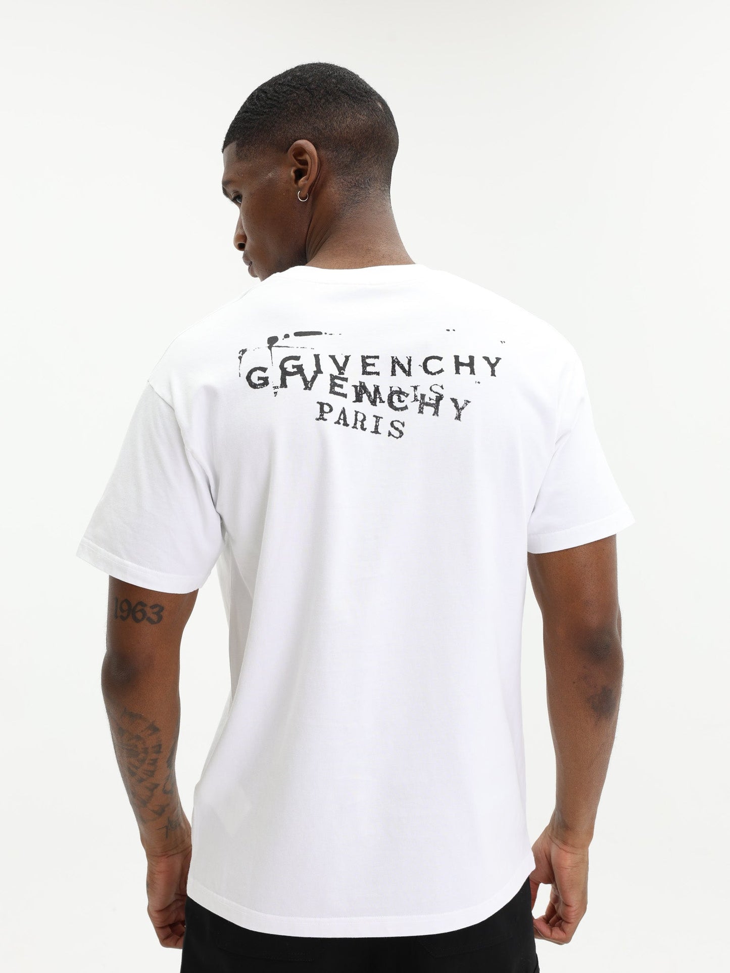 Givenchy T-Shirt With Stamp Print White