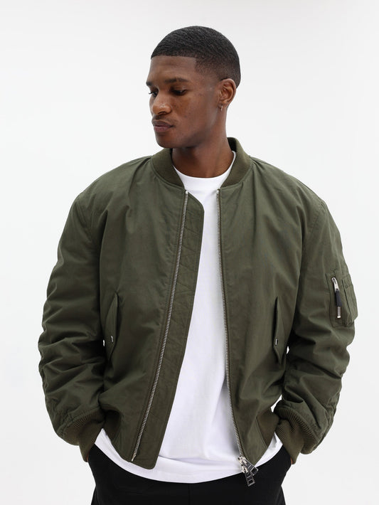 Givenchy Couture Seam Bomber Khaki