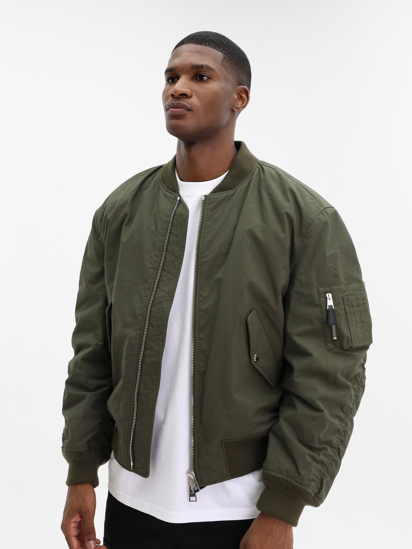 Givenchy Couture Seam Bomber Khaki