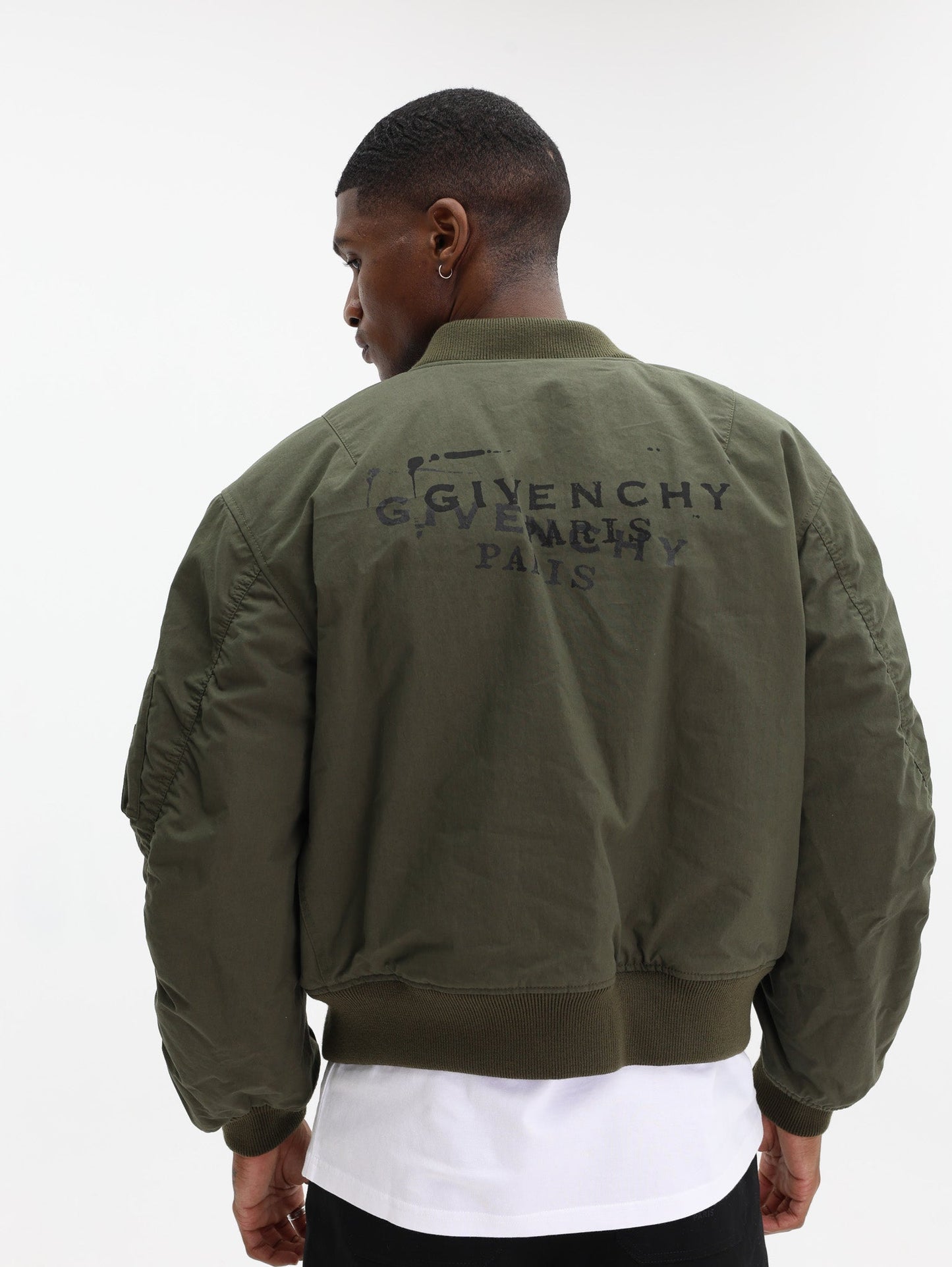 Givenchy Couture Seam Bomber Khaki