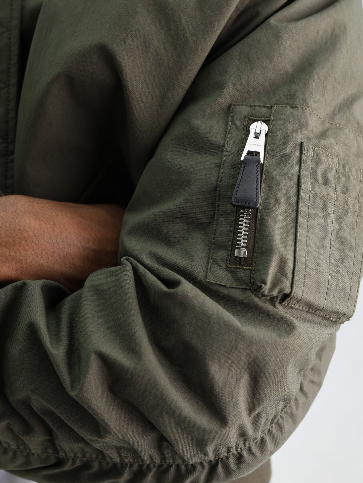 Givenchy Couture Seam Bomber Khaki