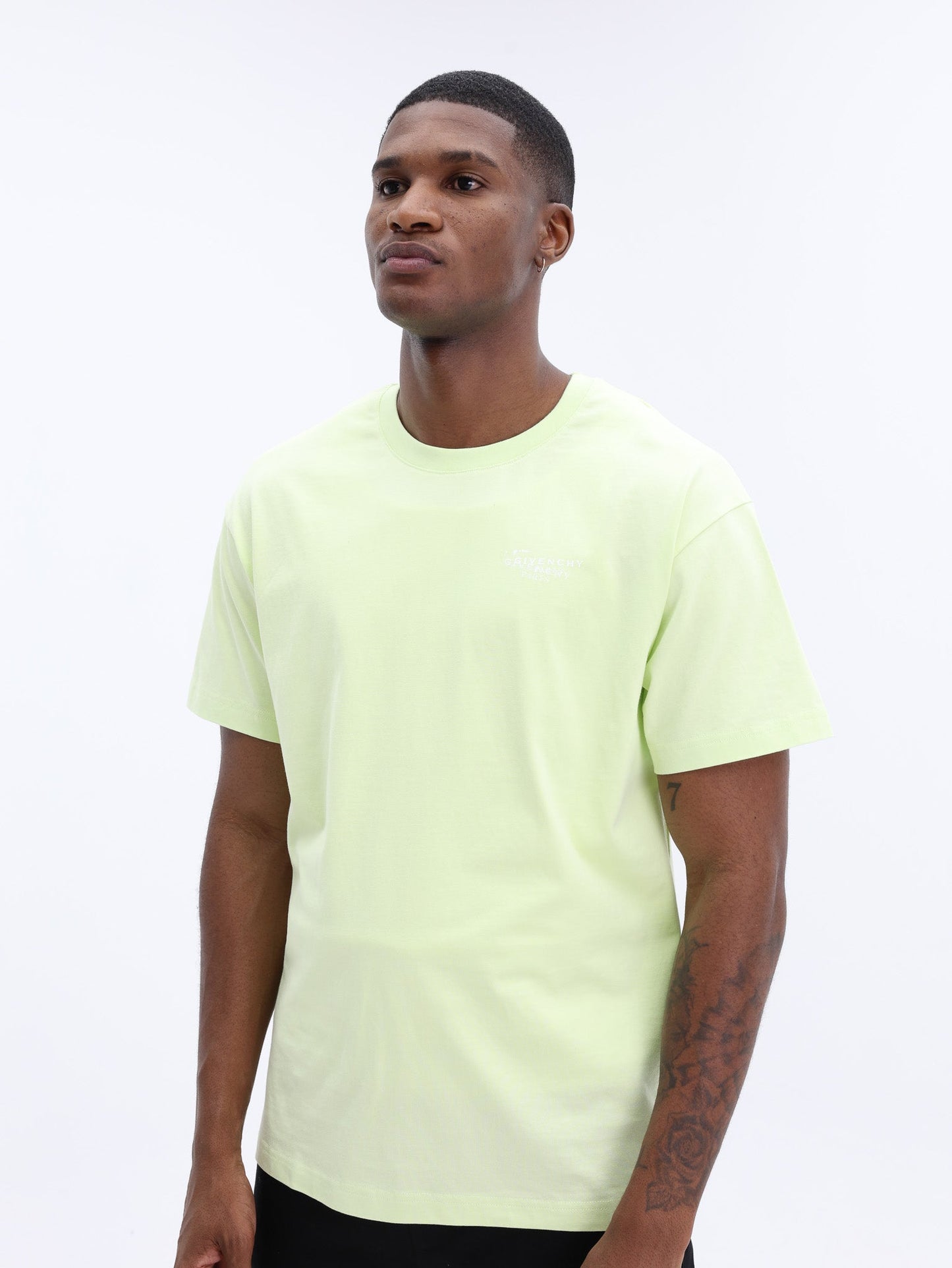 Givenchy T-Shirt With Stamp Print Pale Green