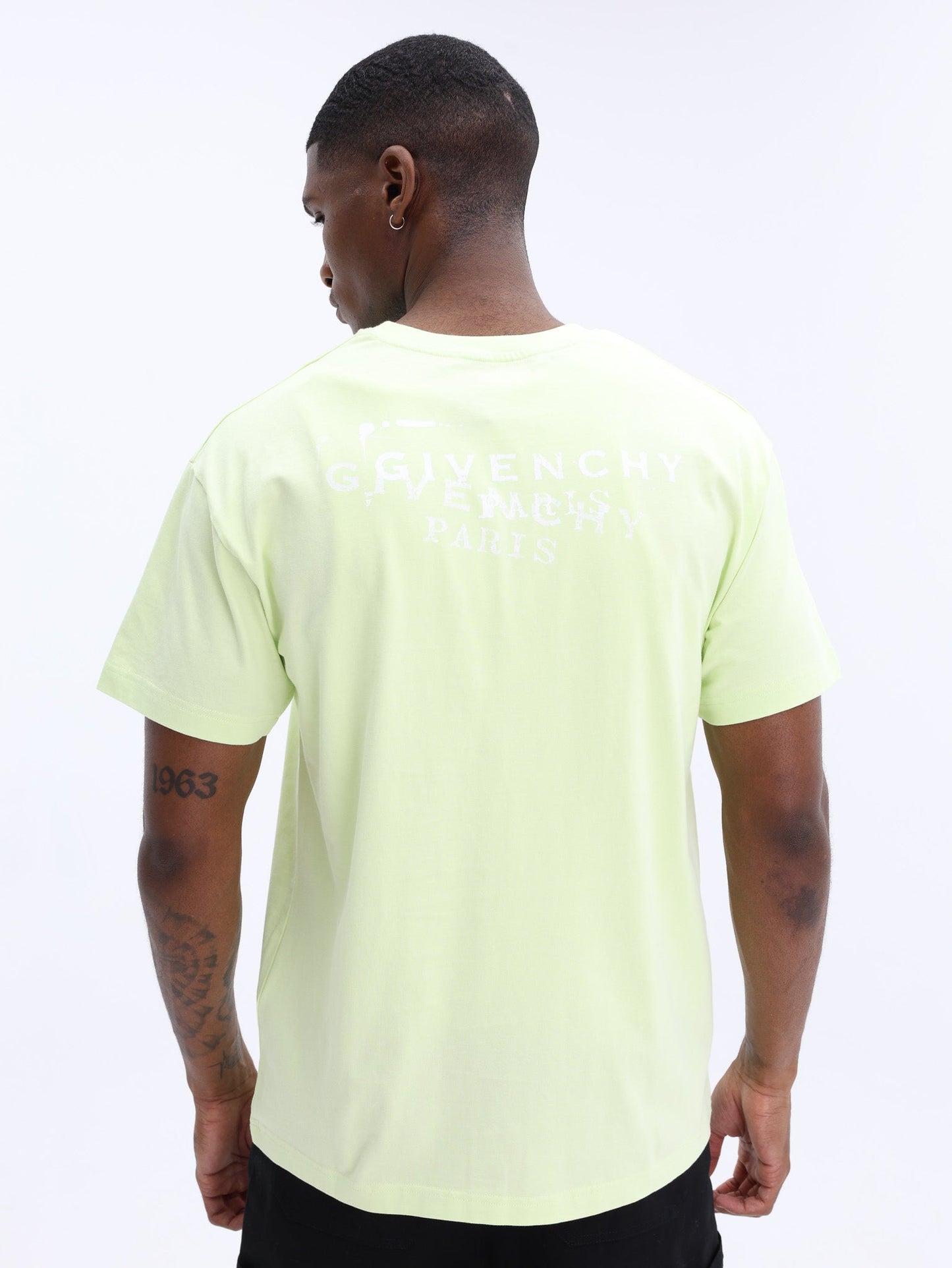 Givenchy T-Shirt With Stamp Print Pale Green