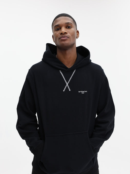 Givenchy Couture Seam Hoodie Black