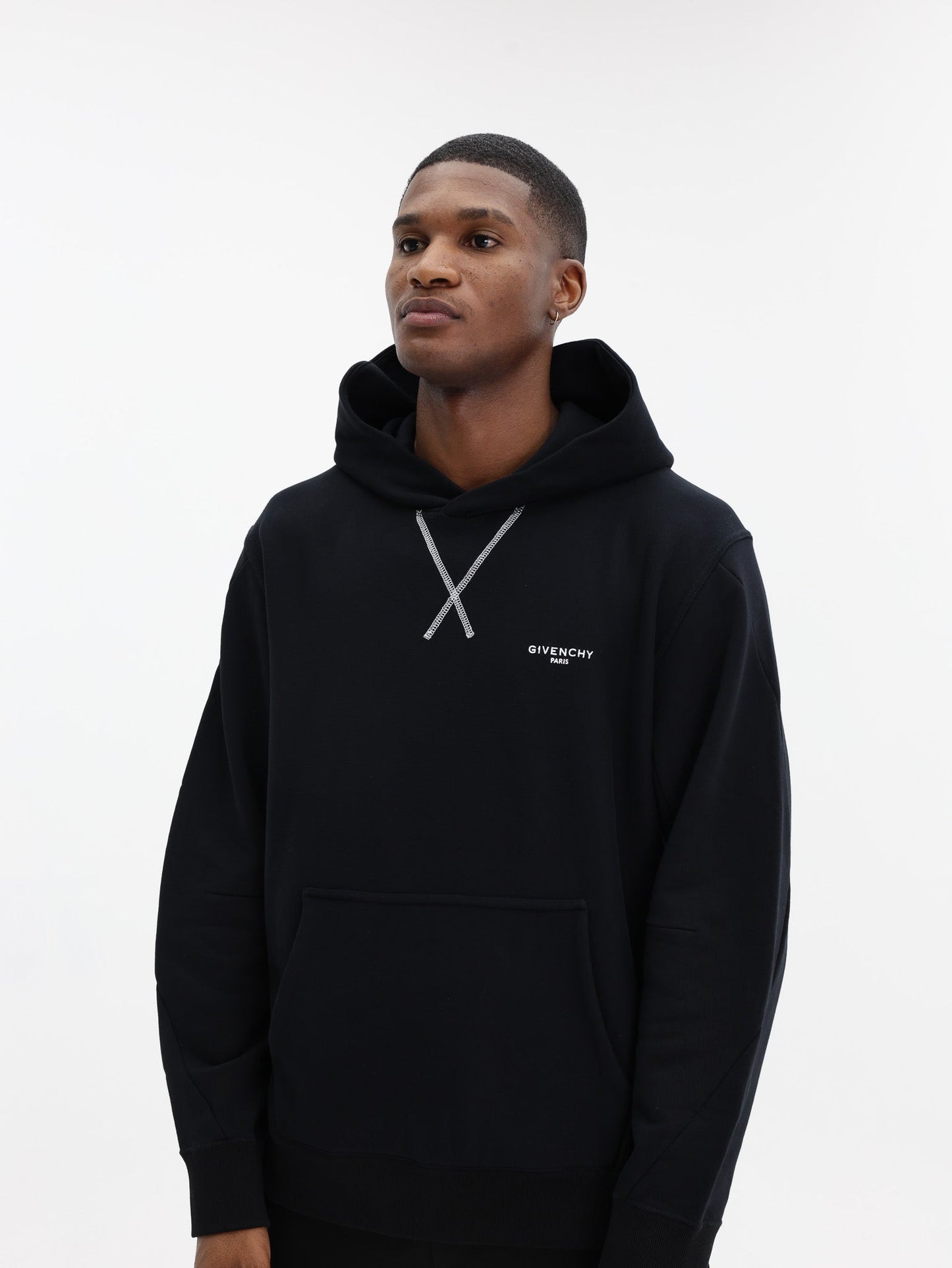 Givenchy Couture Seam Hoodie Black