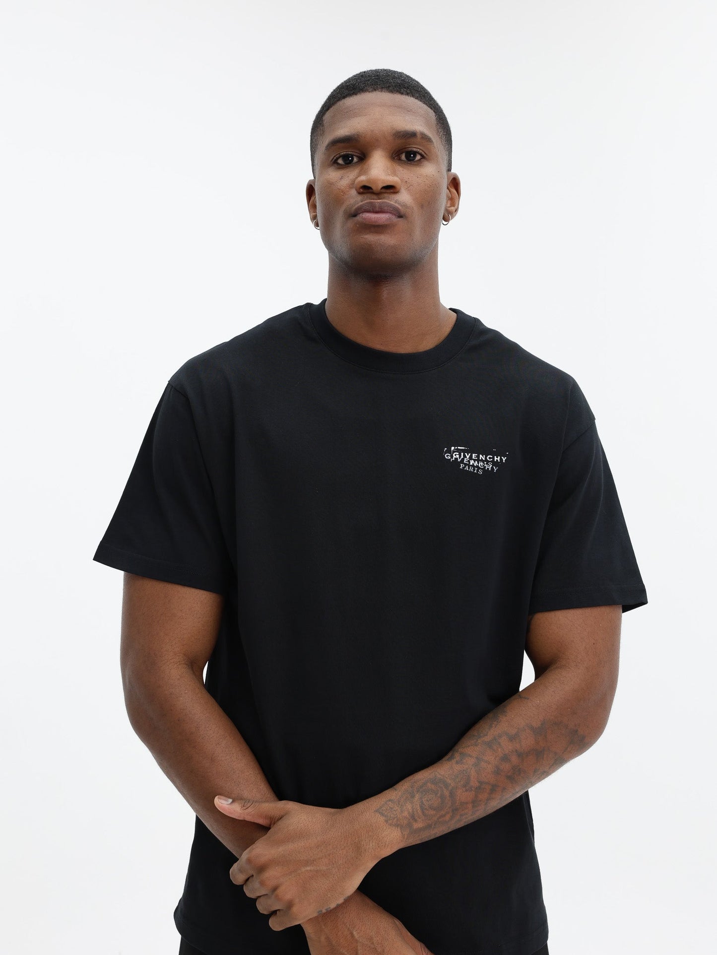 Givenchy T-Shirt With Stamp Print Black