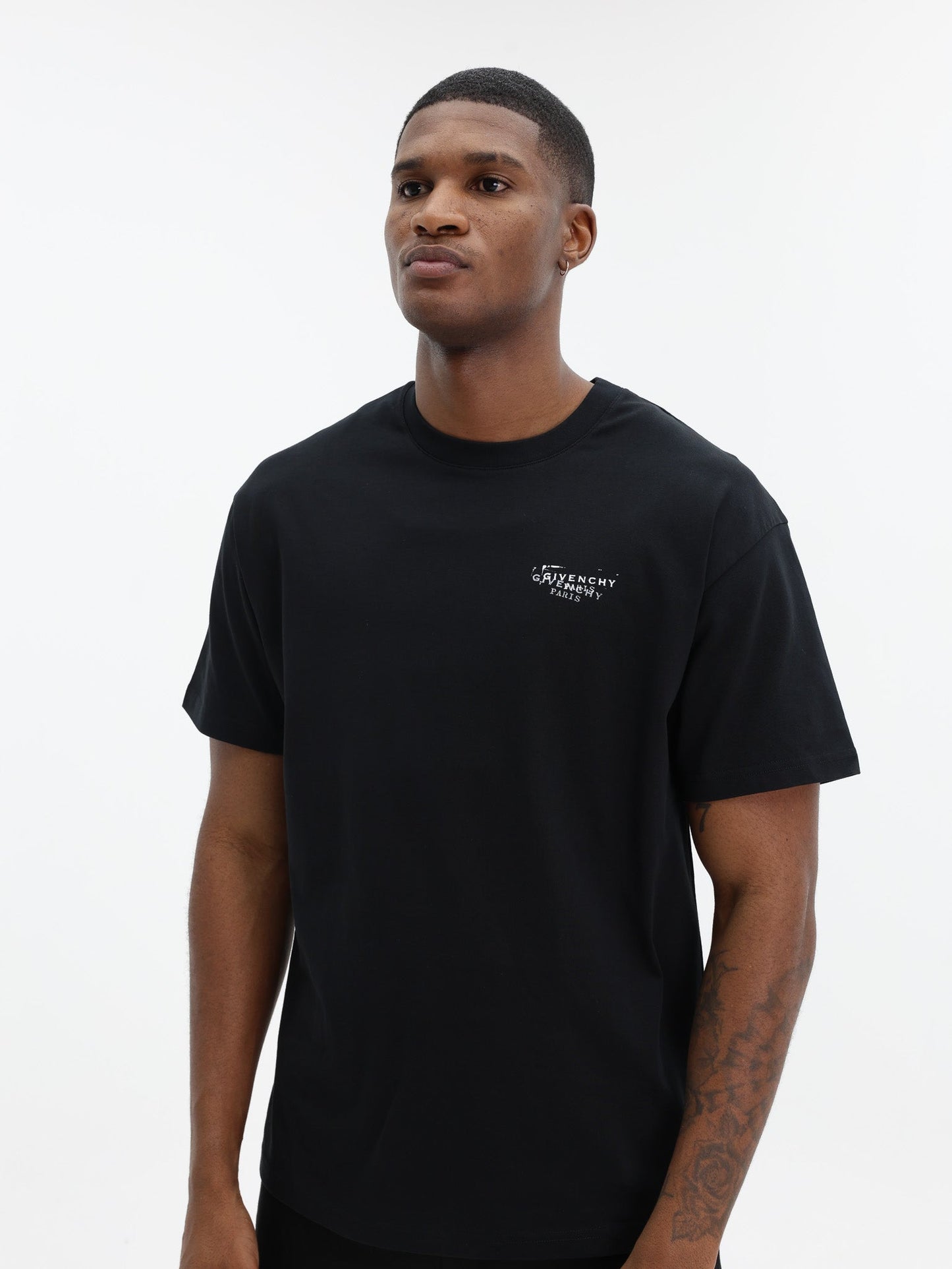 Givenchy T-Shirt With Stamp Print Black