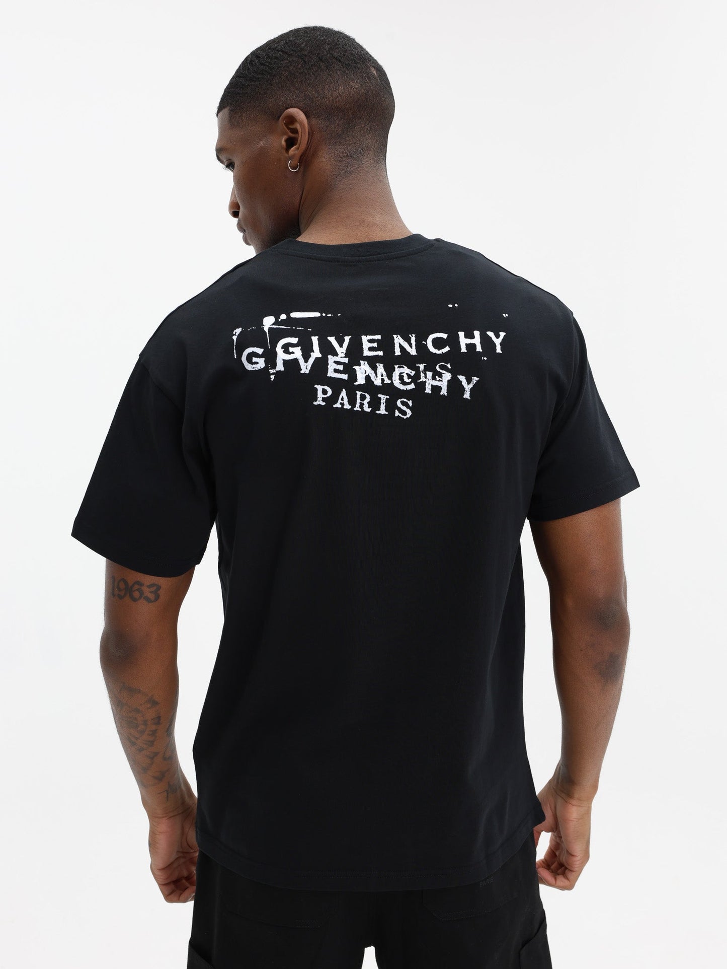 Givenchy T-Shirt With Stamp Print Black