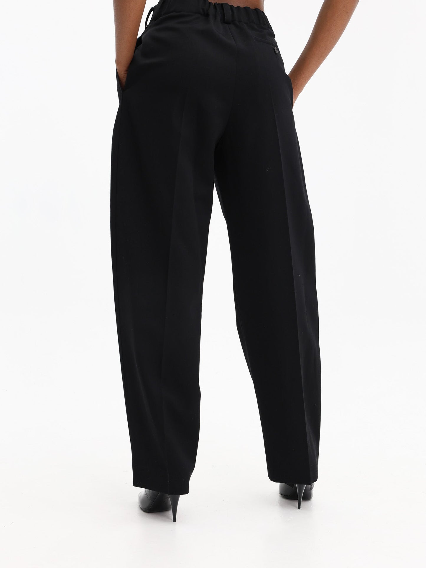 Givenchy Double Pleated Trousers Black
