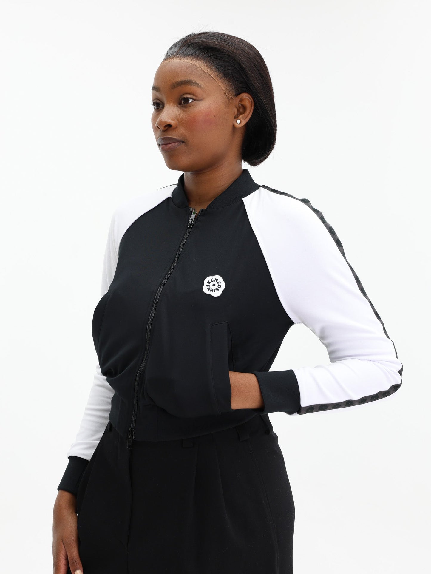 Kenzo Jacket Logo Black-White
