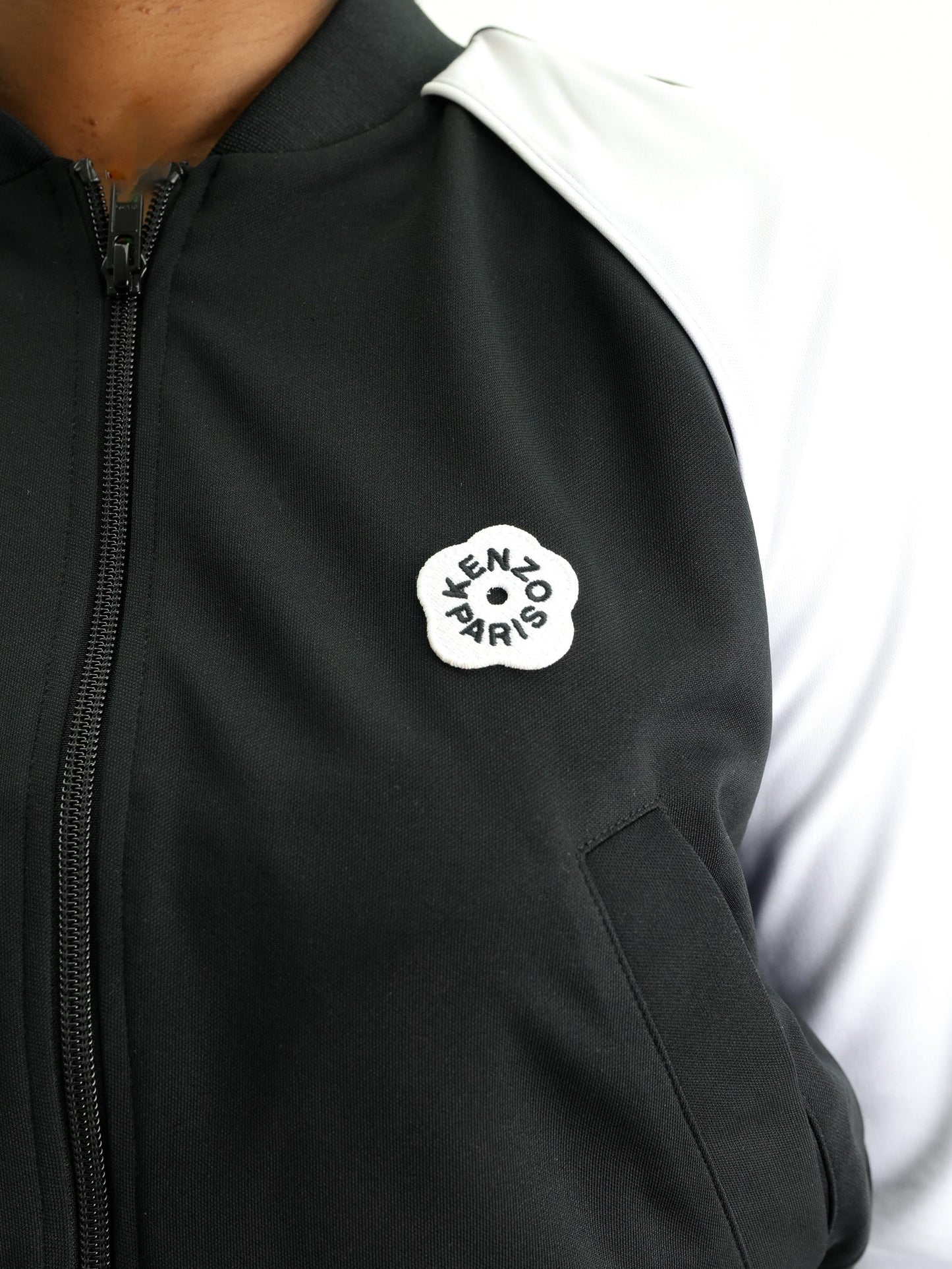 Kenzo Jacket Logo Black-White