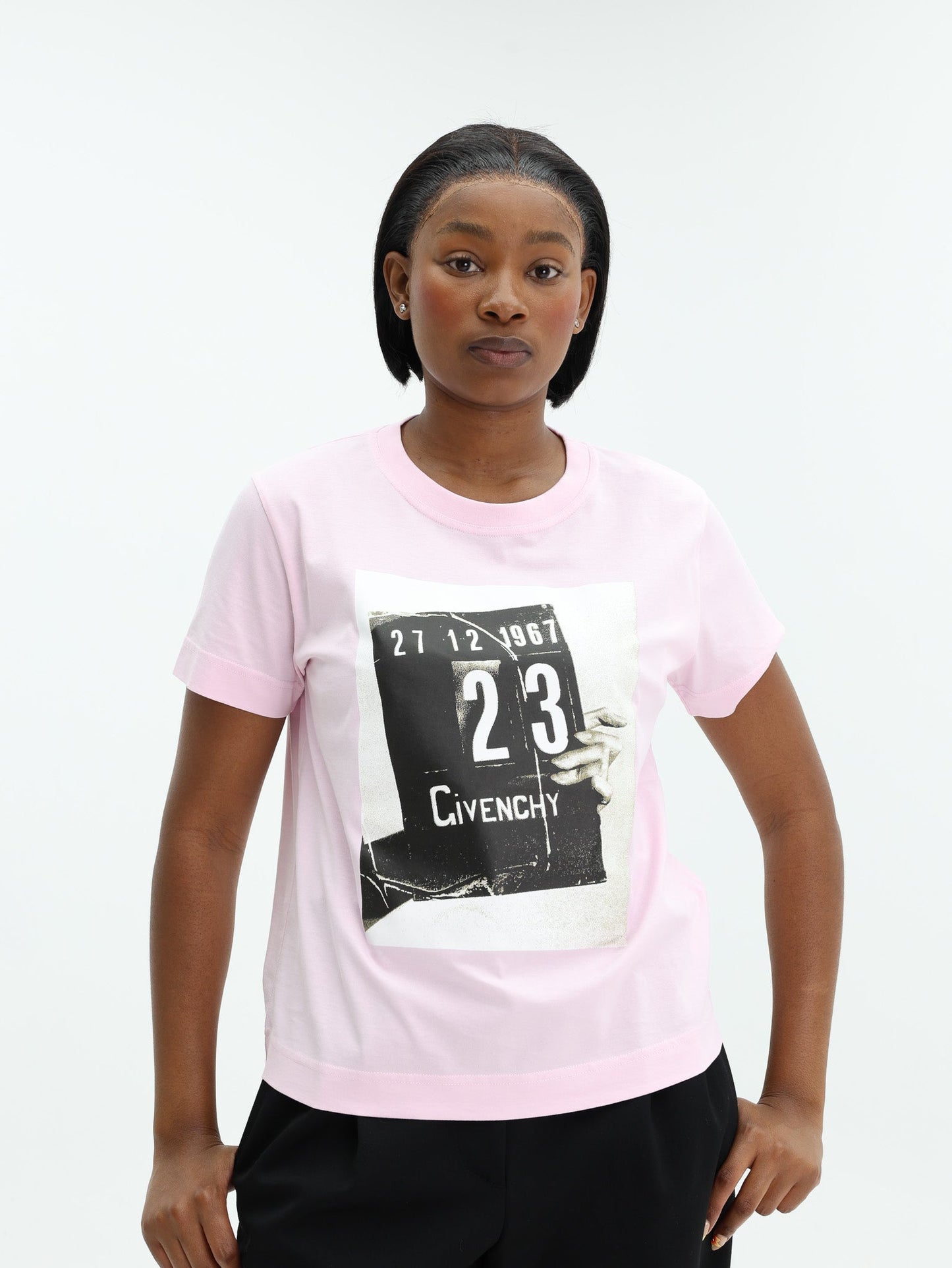 Givenchy Graphic Printed T-Shirt Light Pink