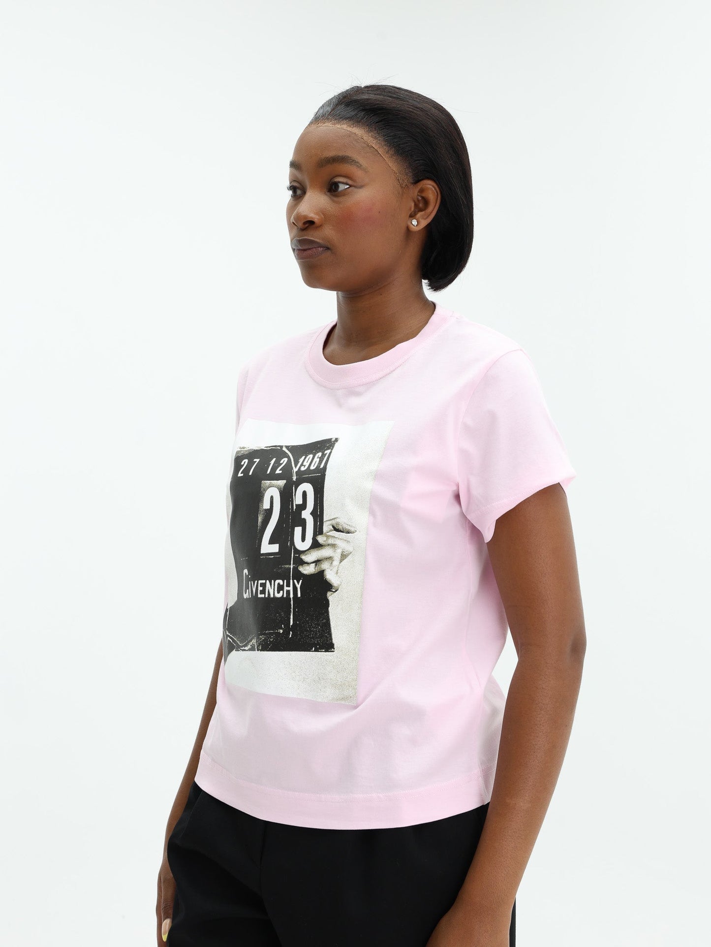 Givenchy Graphic Printed T-Shirt Light Pink